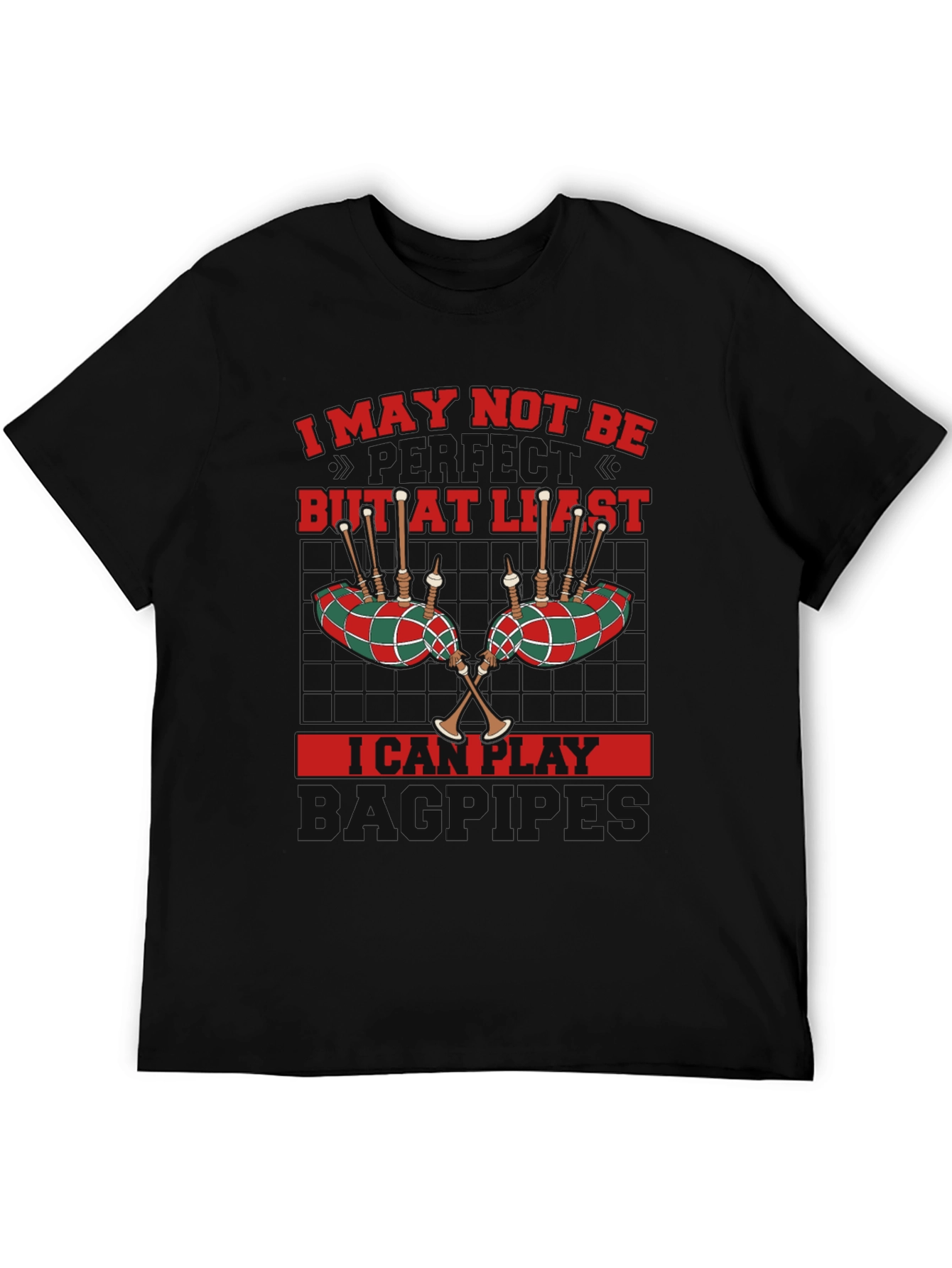 Funny Bagpipes Player T-Shirt