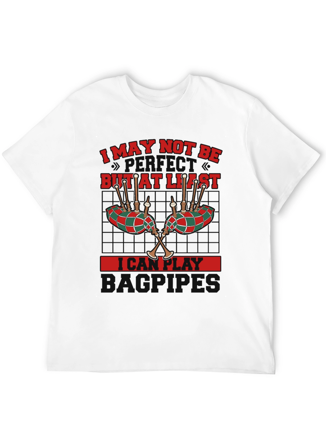 Funny Bagpipes Player T-Shirt