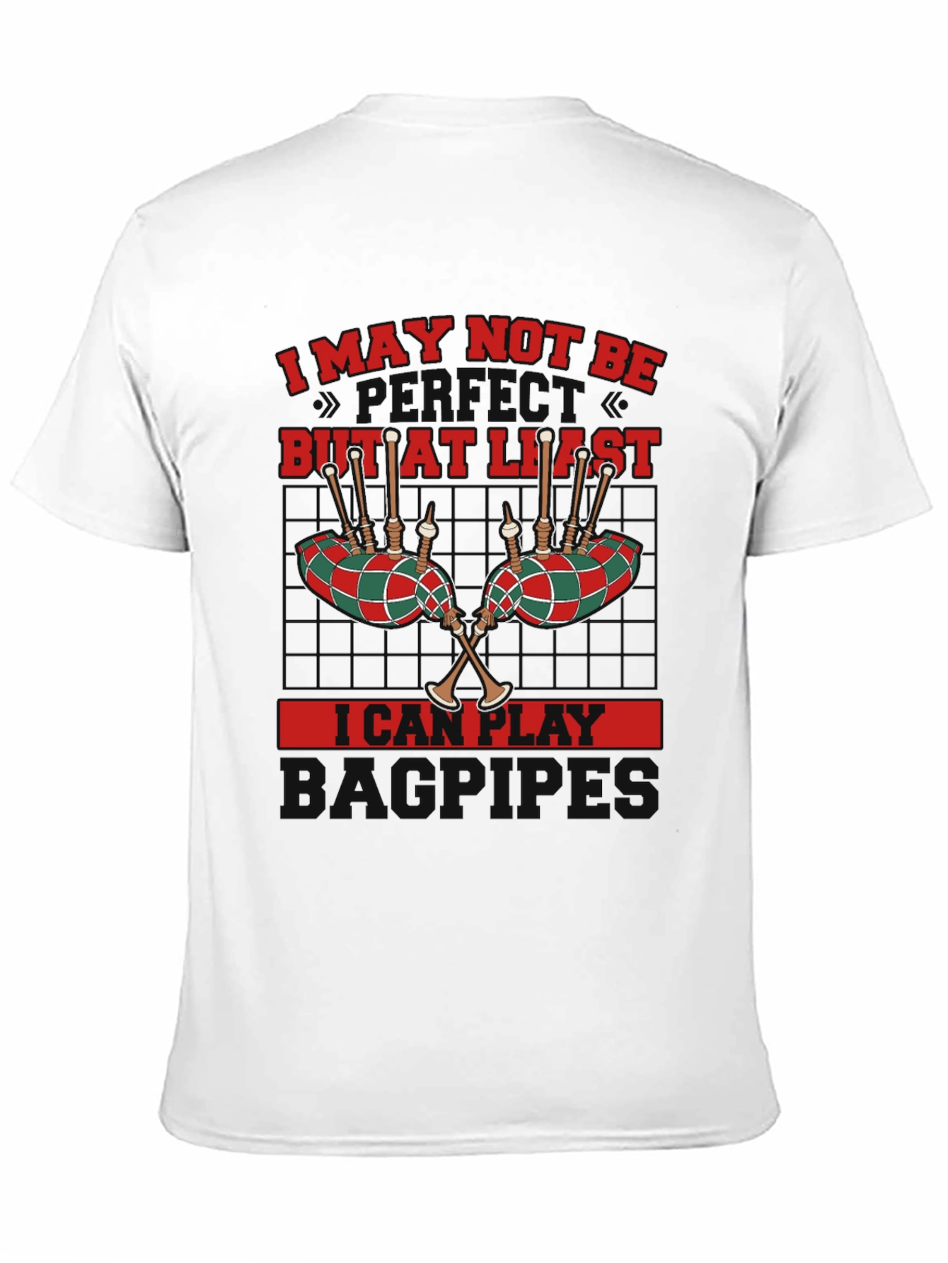Funny Bagpipes Player T-Shirt