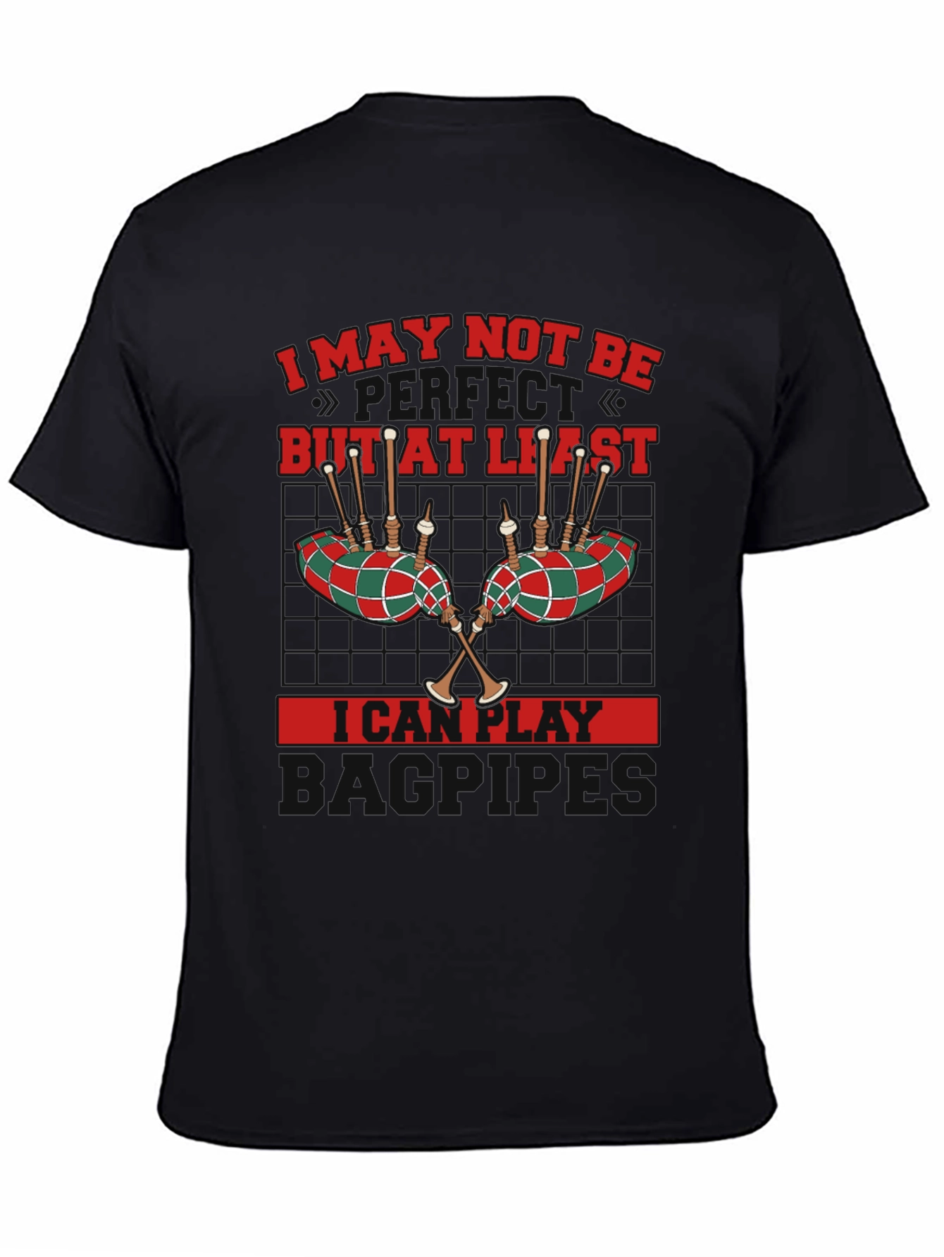 Funny Bagpipes Player T-Shirt