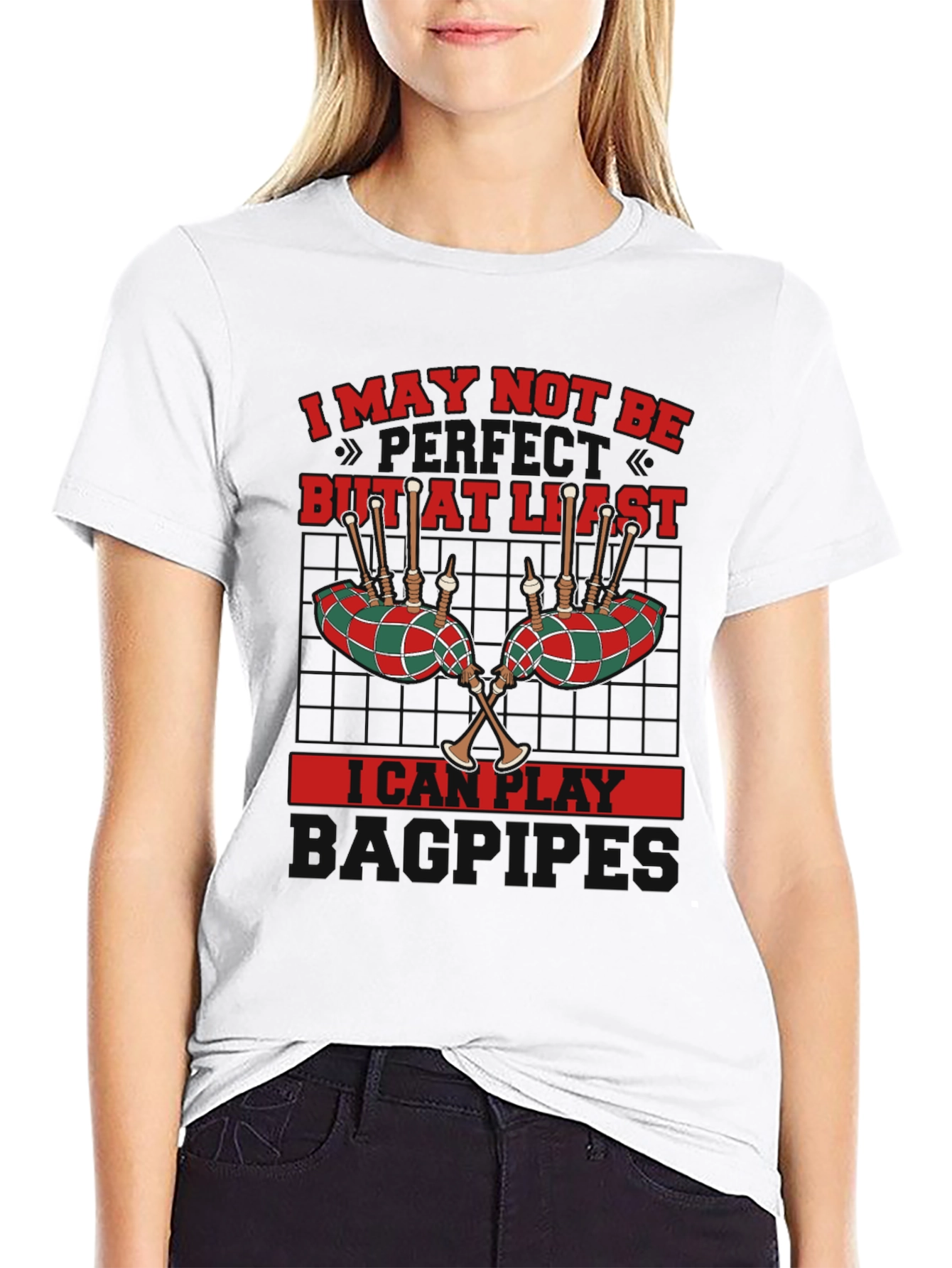 Funny Bagpipes Player T-Shirt