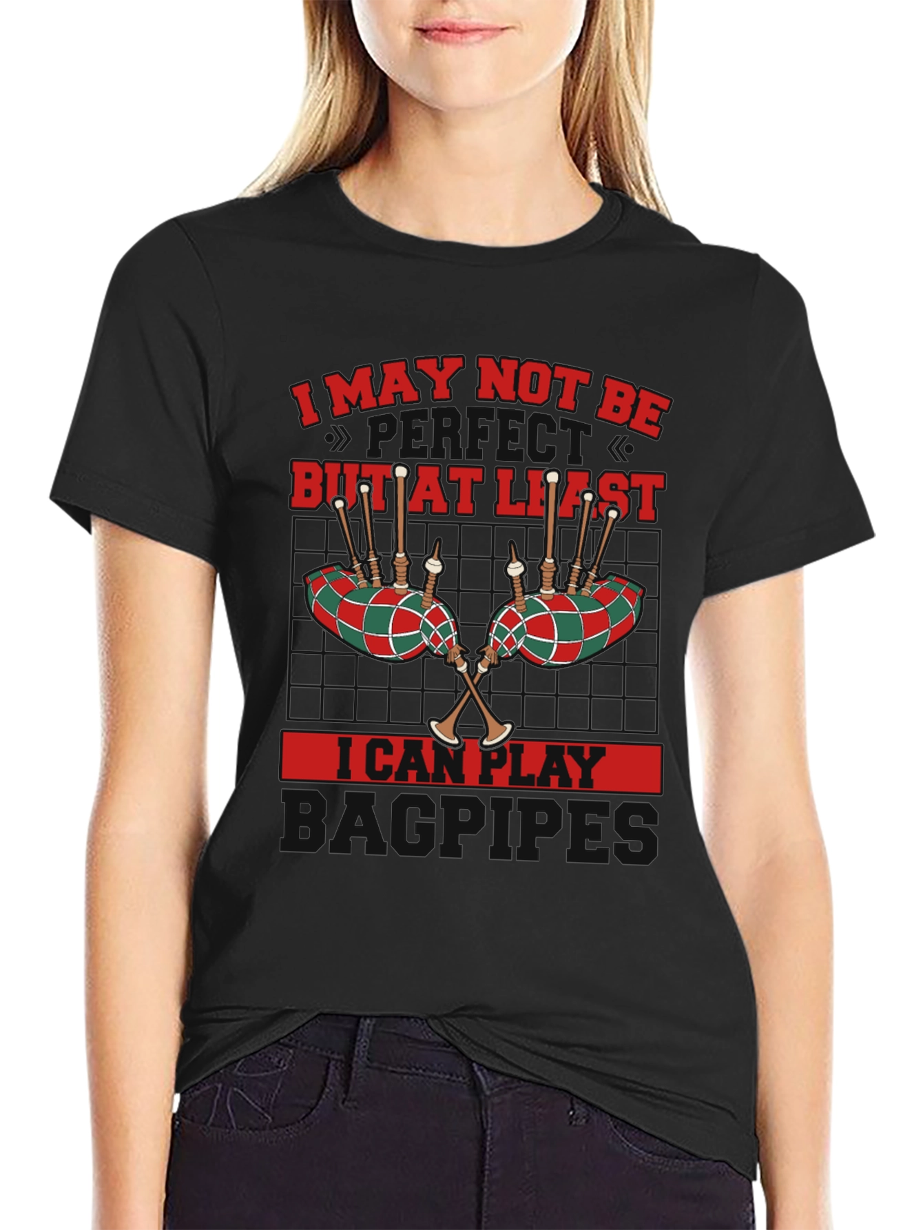 Funny Bagpipes Player T-Shirt