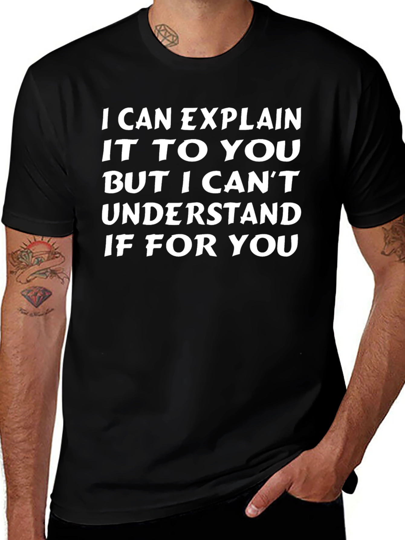 Funny Sarcastic Graphic Tee - I Can Explain