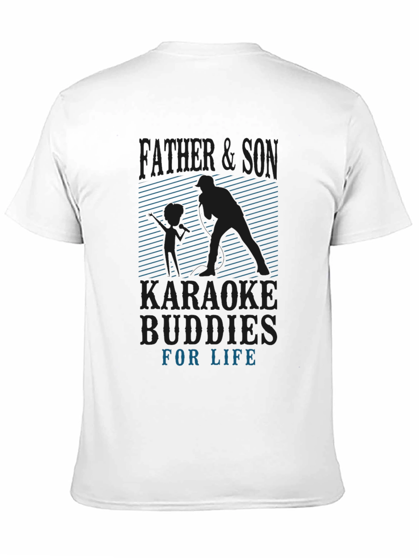 Father & Son Karaoke Buddies Graphic Tee