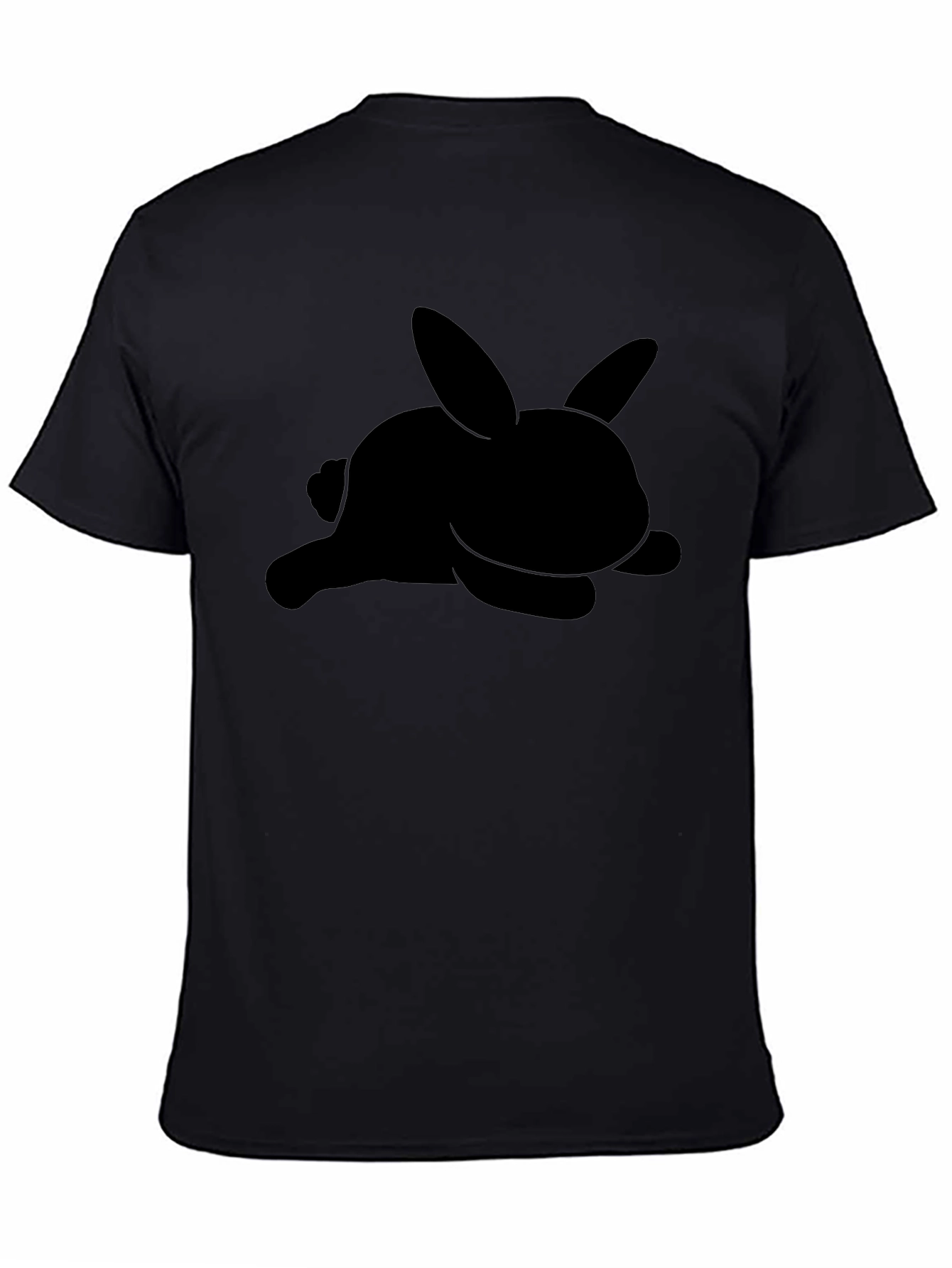 Black Rabbit Graphic Tee - Stylish & Comfy