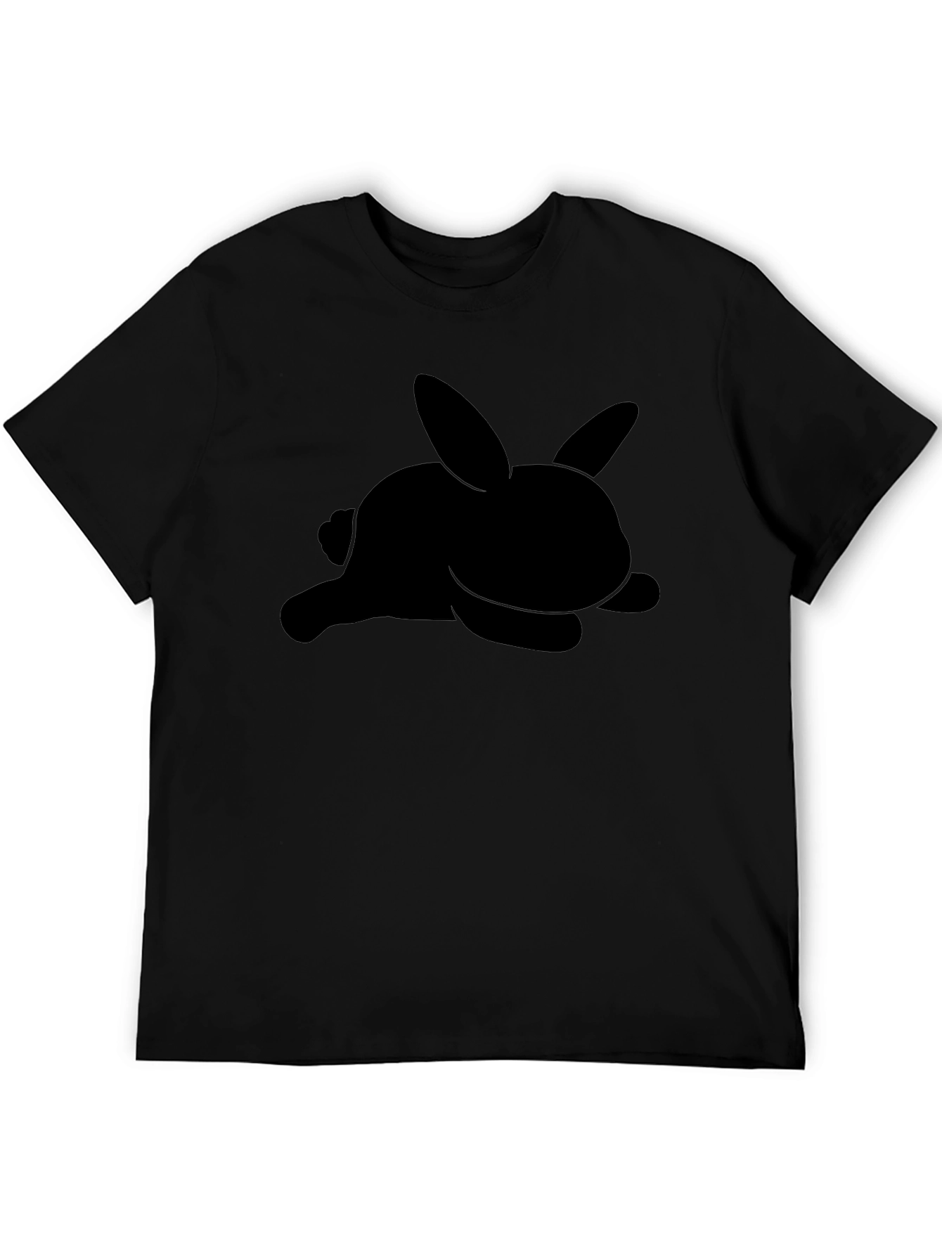 Black Rabbit Graphic Tee - Stylish & Comfy