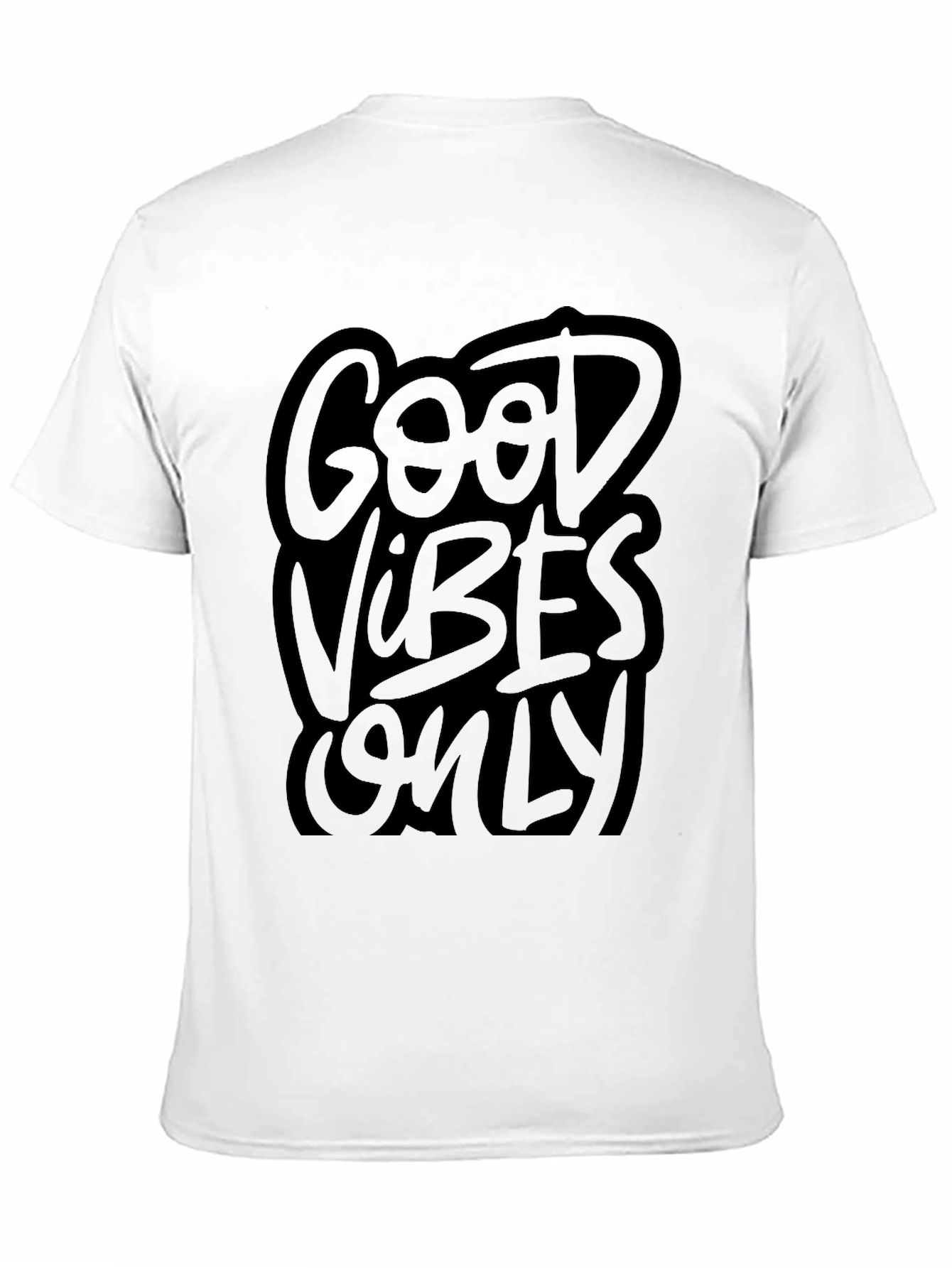 Good Vibes Only Black Graphic Tee