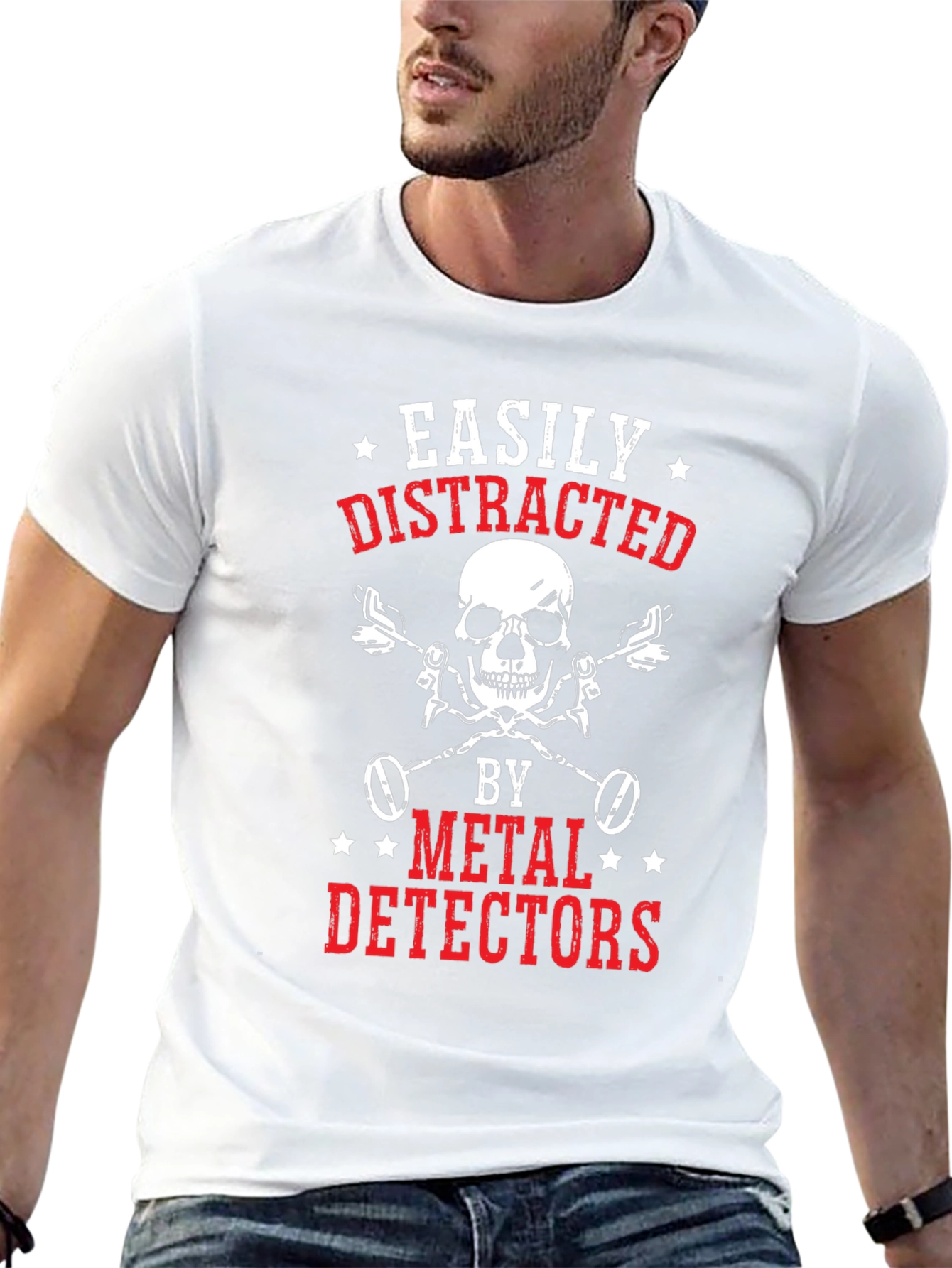 Easily Distracted by Metal Detectors T-Shirt