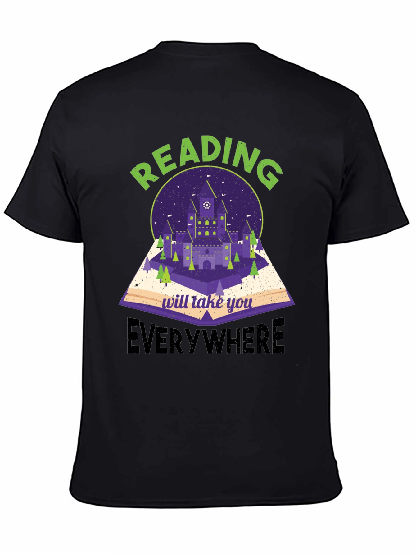 Reading Takes You Everywhere Graphic T-Shirt