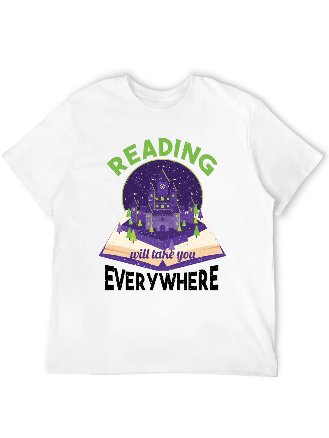 Reading Takes You Everywhere Graphic T-Shirt