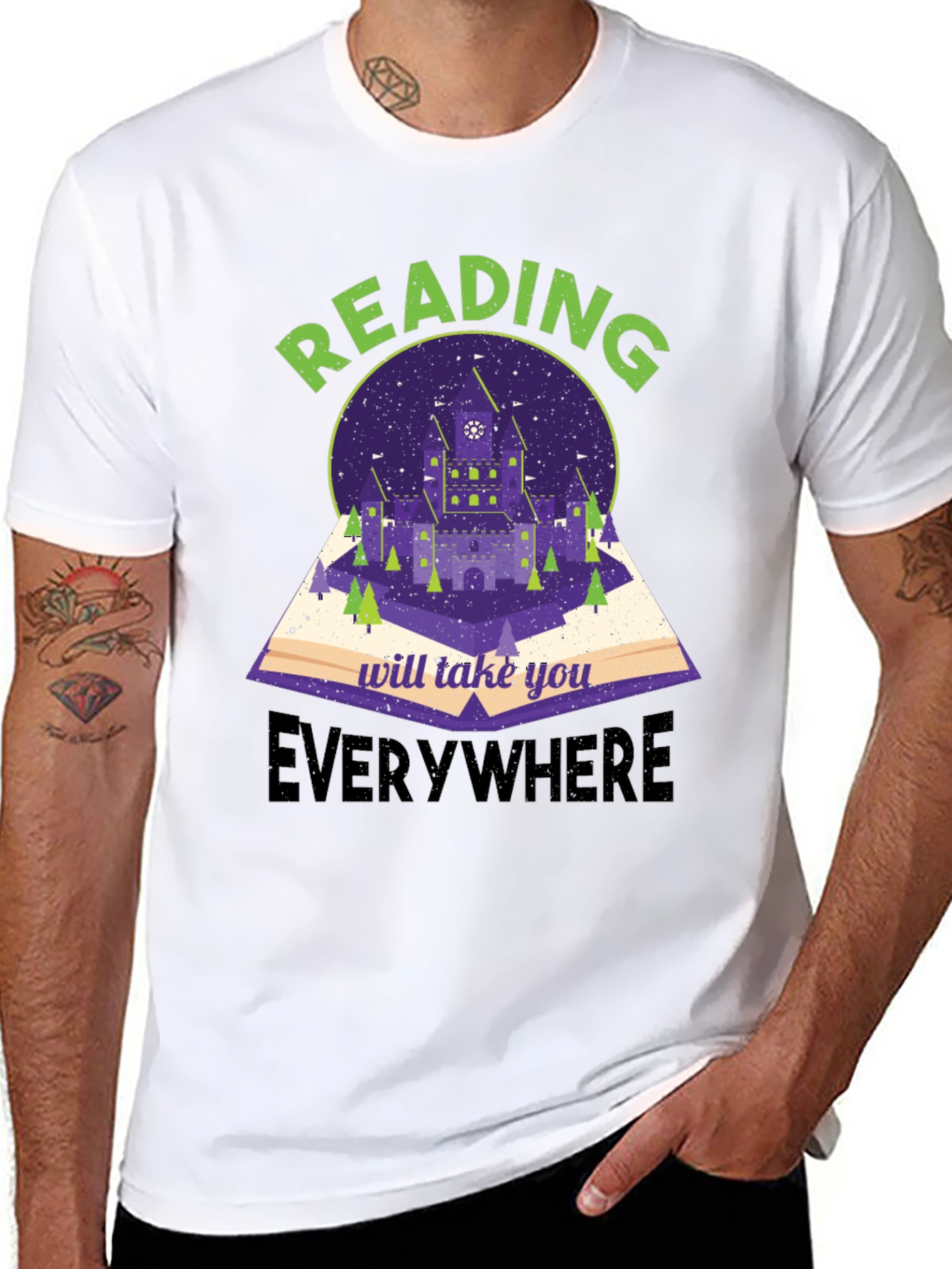 Reading Takes You Everywhere Graphic T-Shirt
