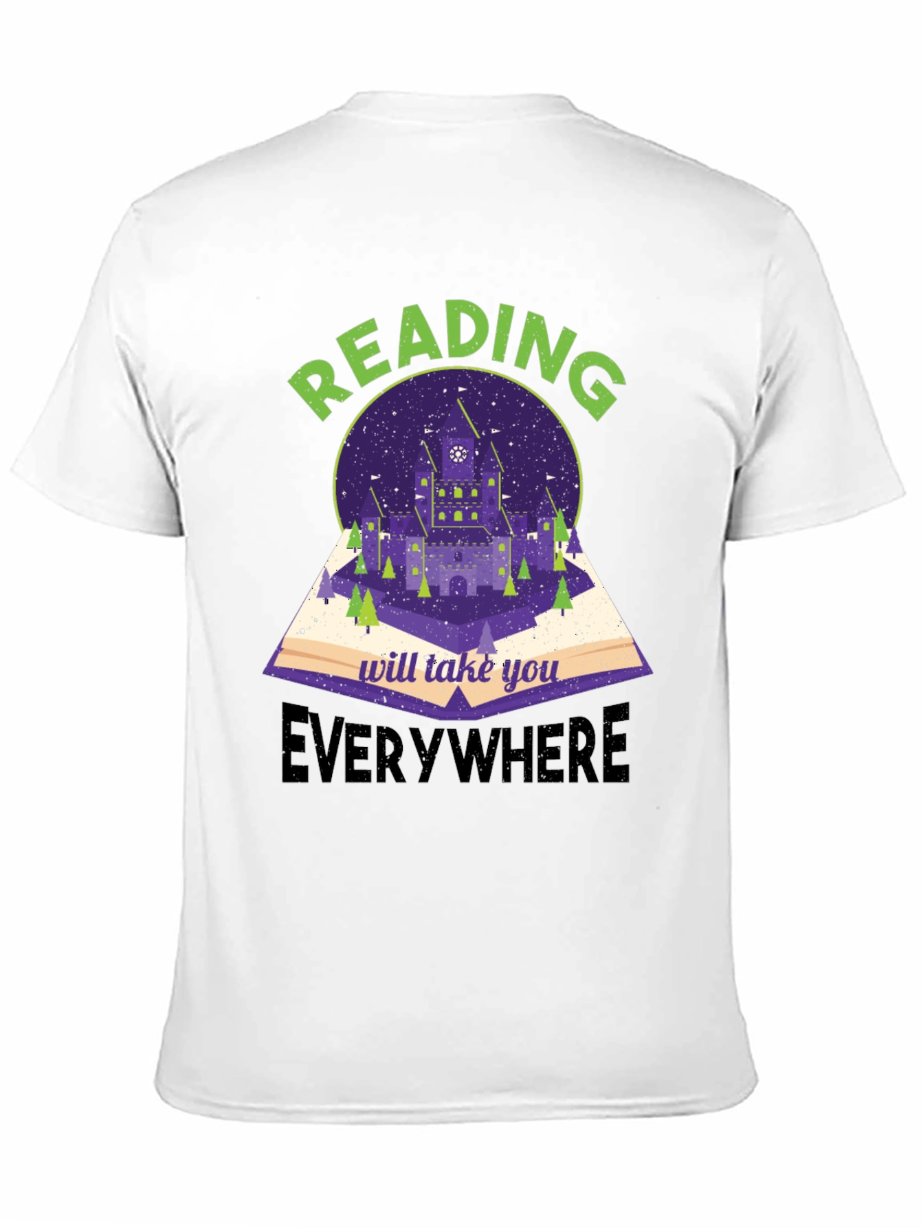 Reading Takes You Everywhere Graphic T-Shirt
