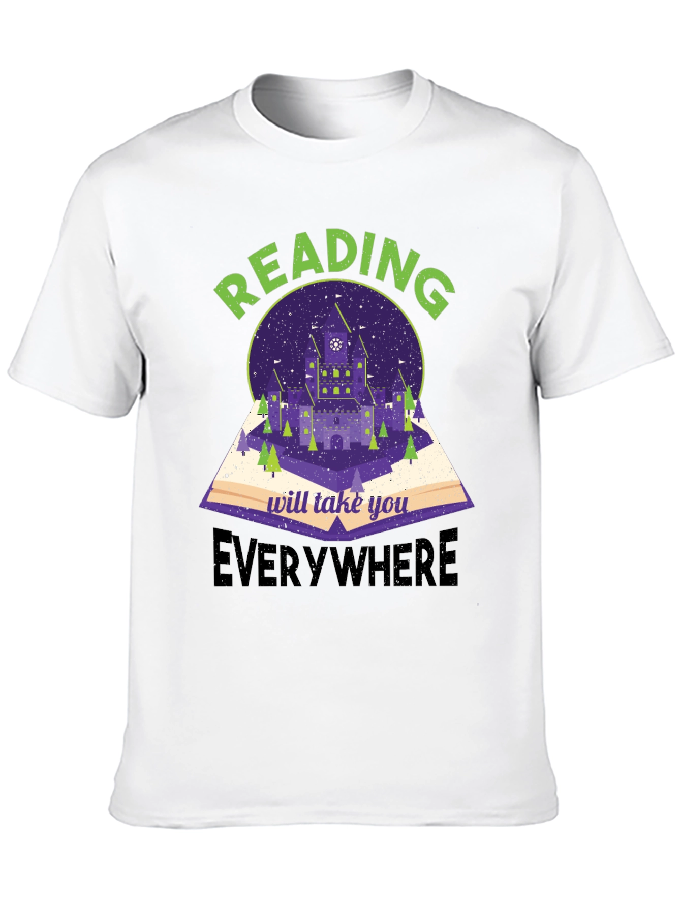 Reading Takes You Everywhere Graphic T-Shirt