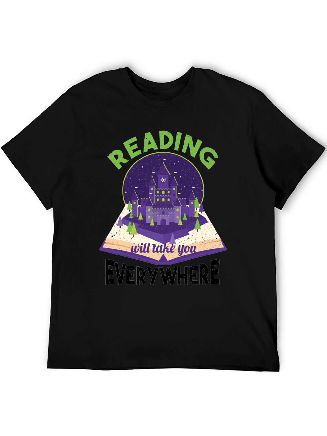Reading Takes You Everywhere Graphic T-Shirt