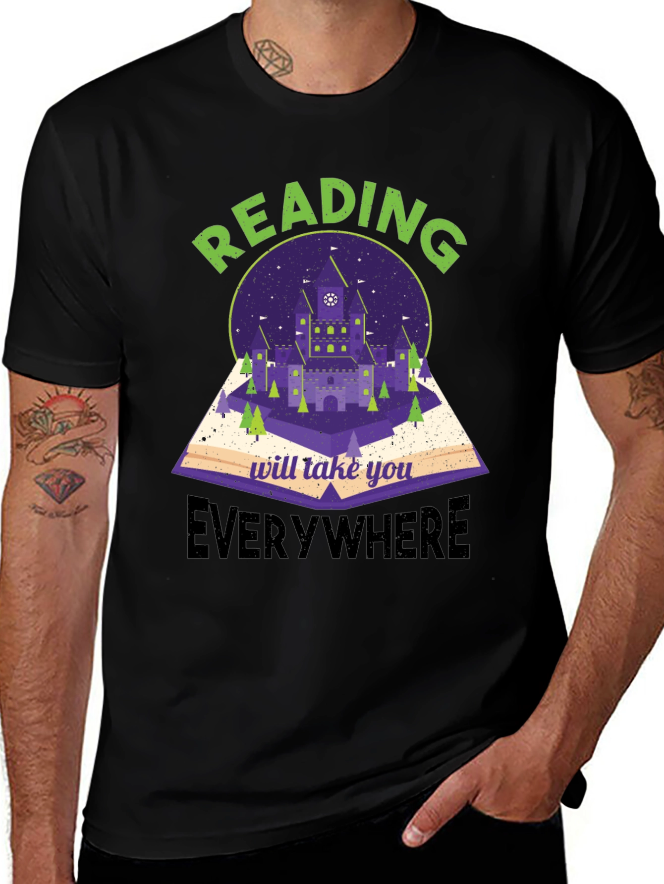 Reading Takes You Everywhere Graphic T-Shirt