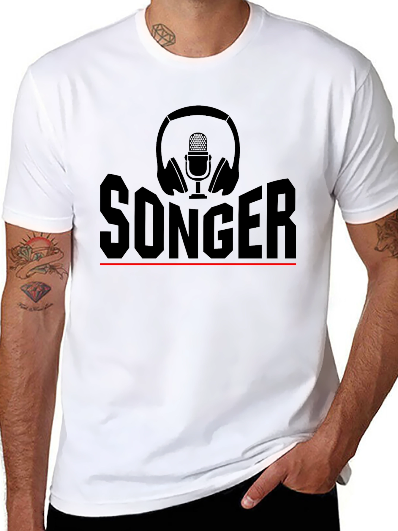SONGER Graphic T-Shirt | Music Lover Apparel