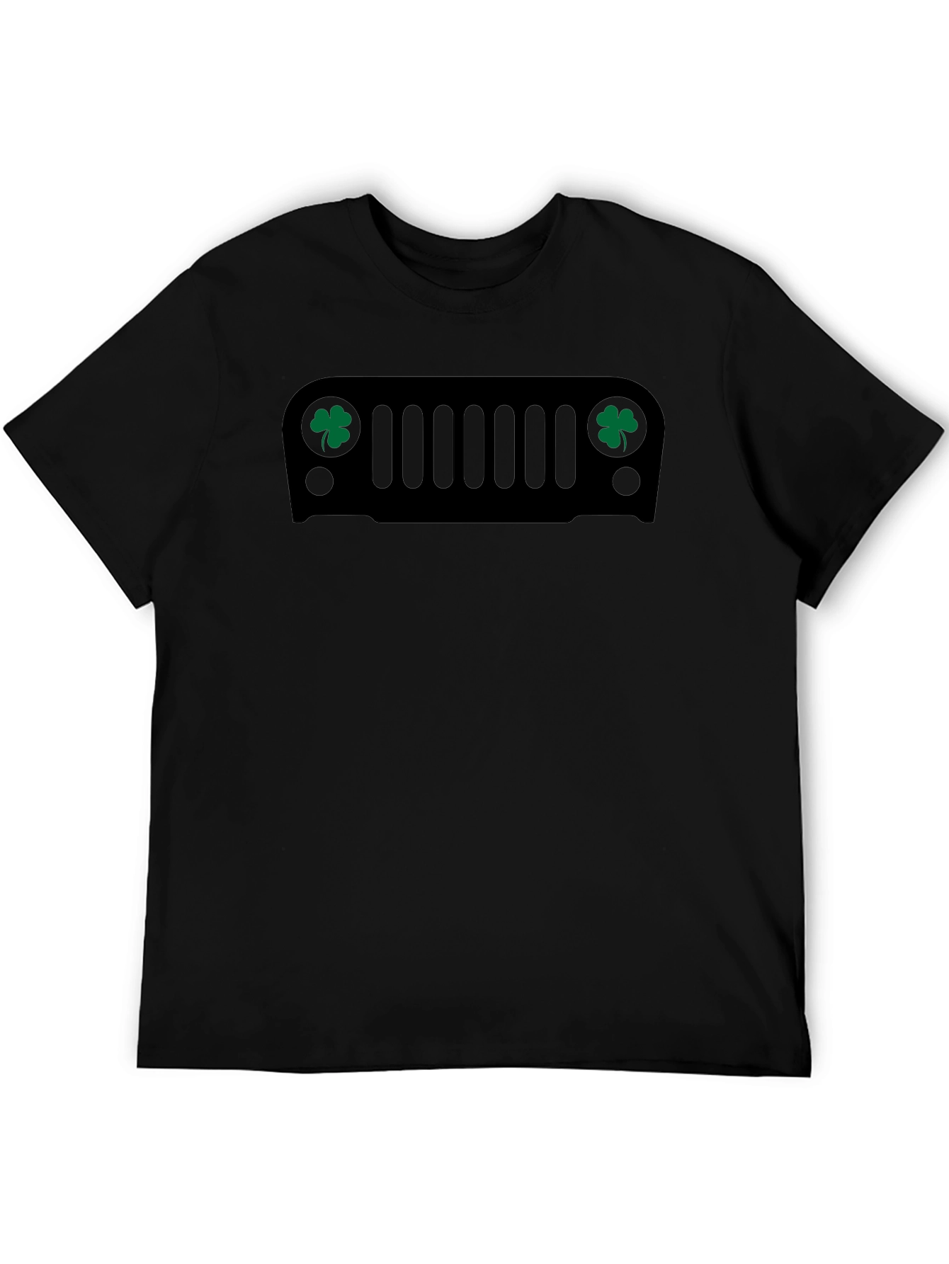 St Patricks Day Jeep Shamrock T-Shirt
