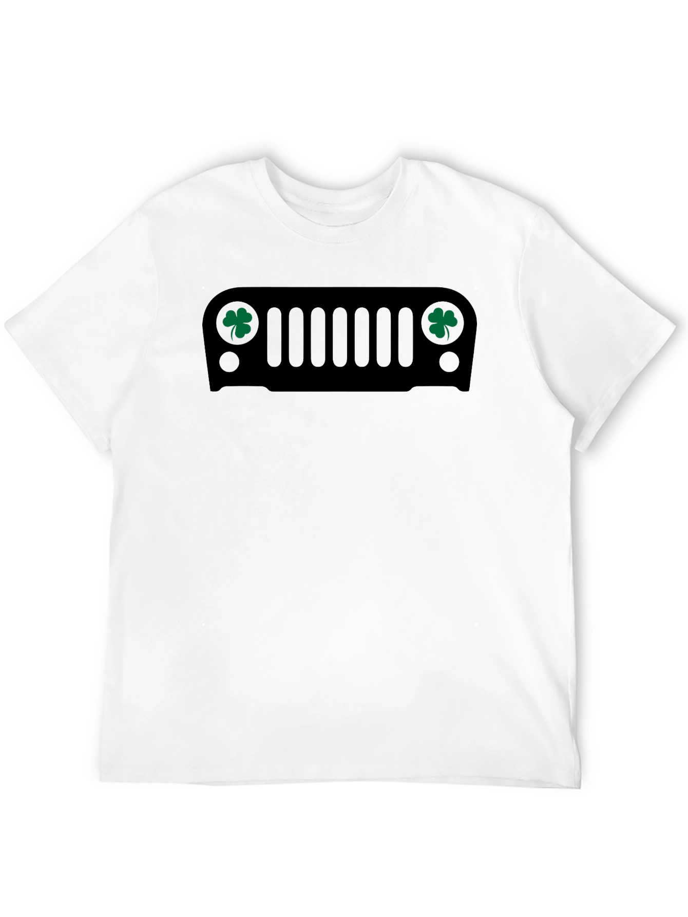 St Patricks Day Jeep Shamrock T-Shirt