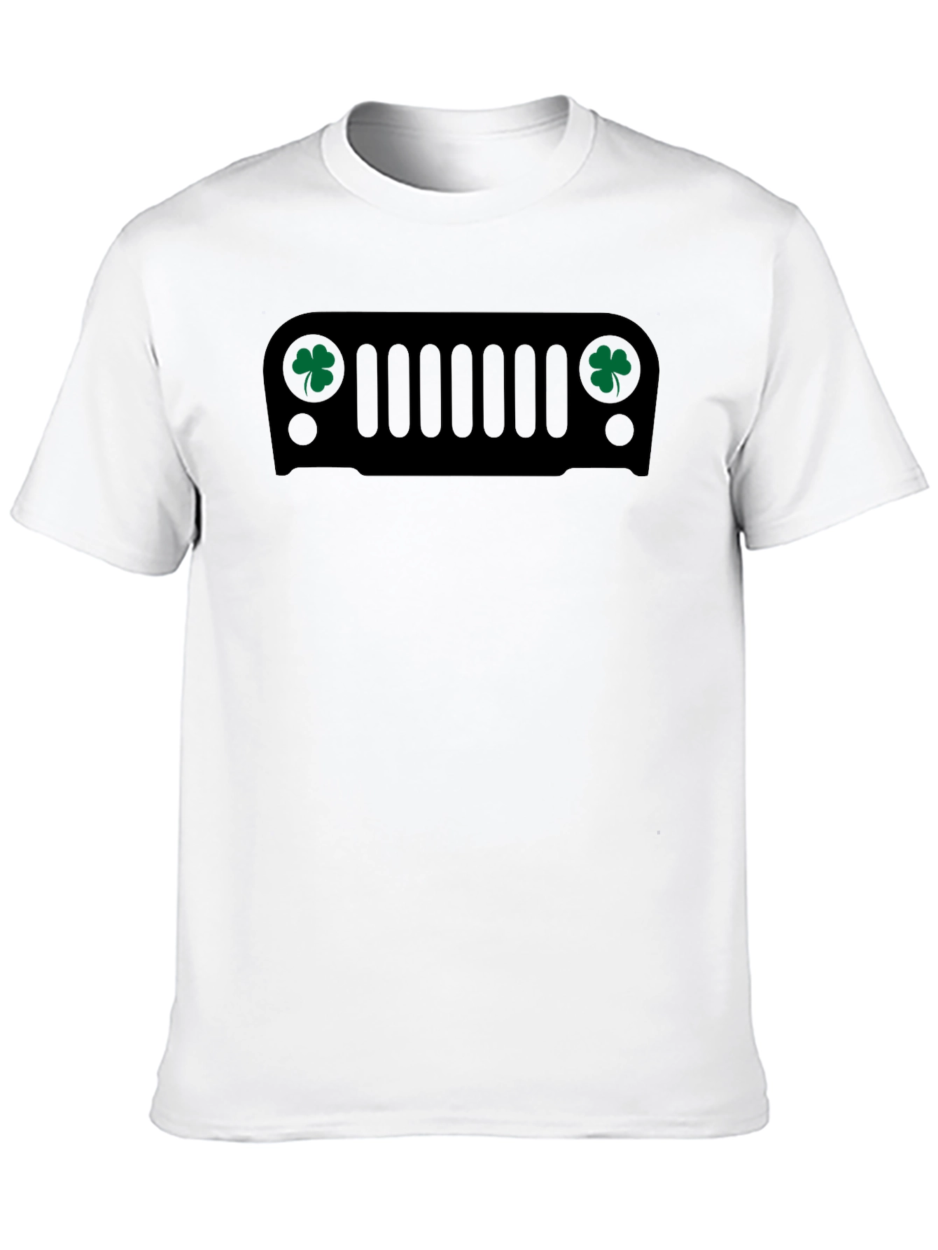 St Patricks Day Jeep Shamrock T-Shirt
