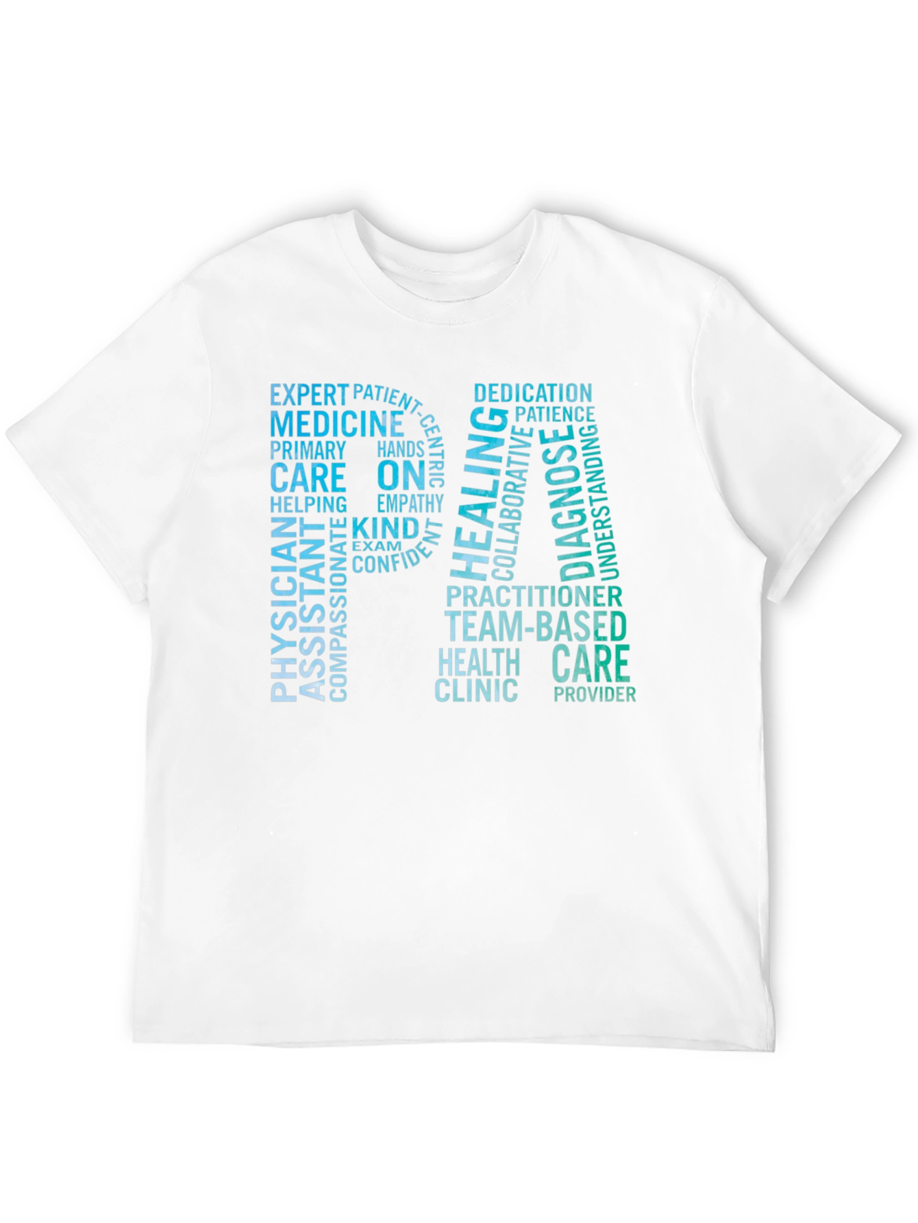 RN Word Cloud T-Shirt - Medical Professional Tee