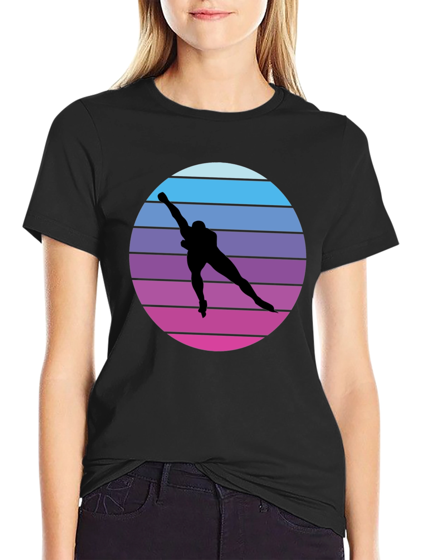 Retro Speed Skater Graphic Tee