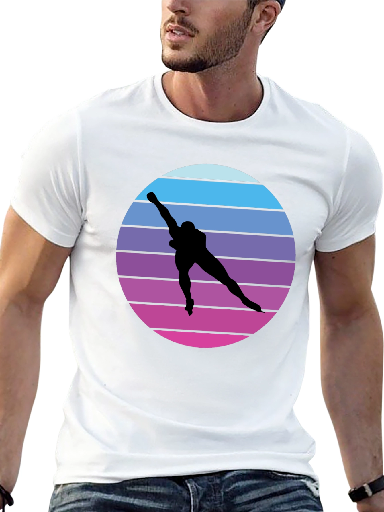 Retro Speed Skater Graphic Tee