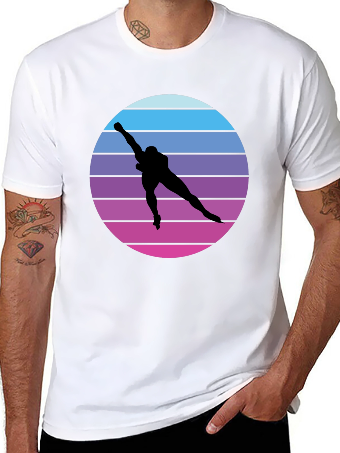 Retro Speed Skater Graphic Tee