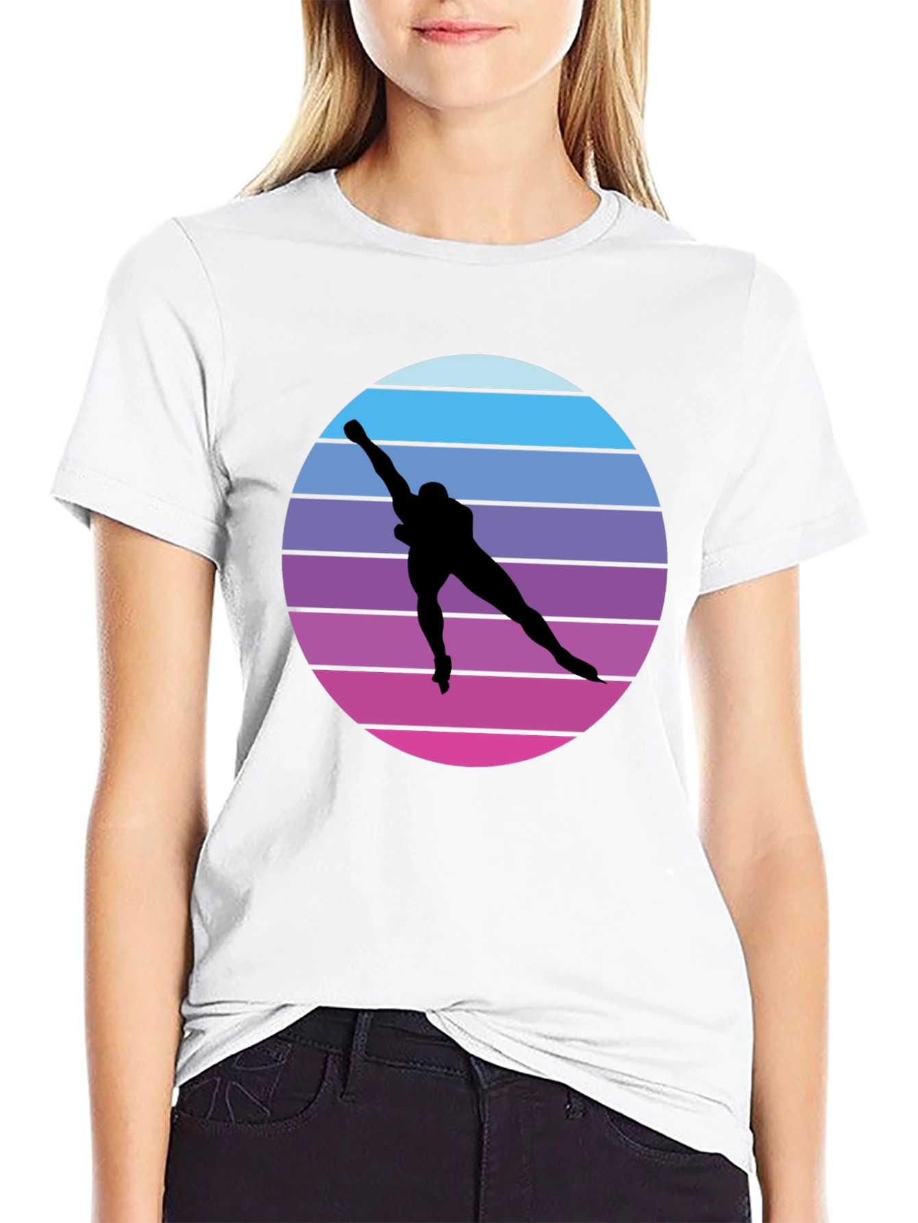 Retro Speed Skater Graphic Tee