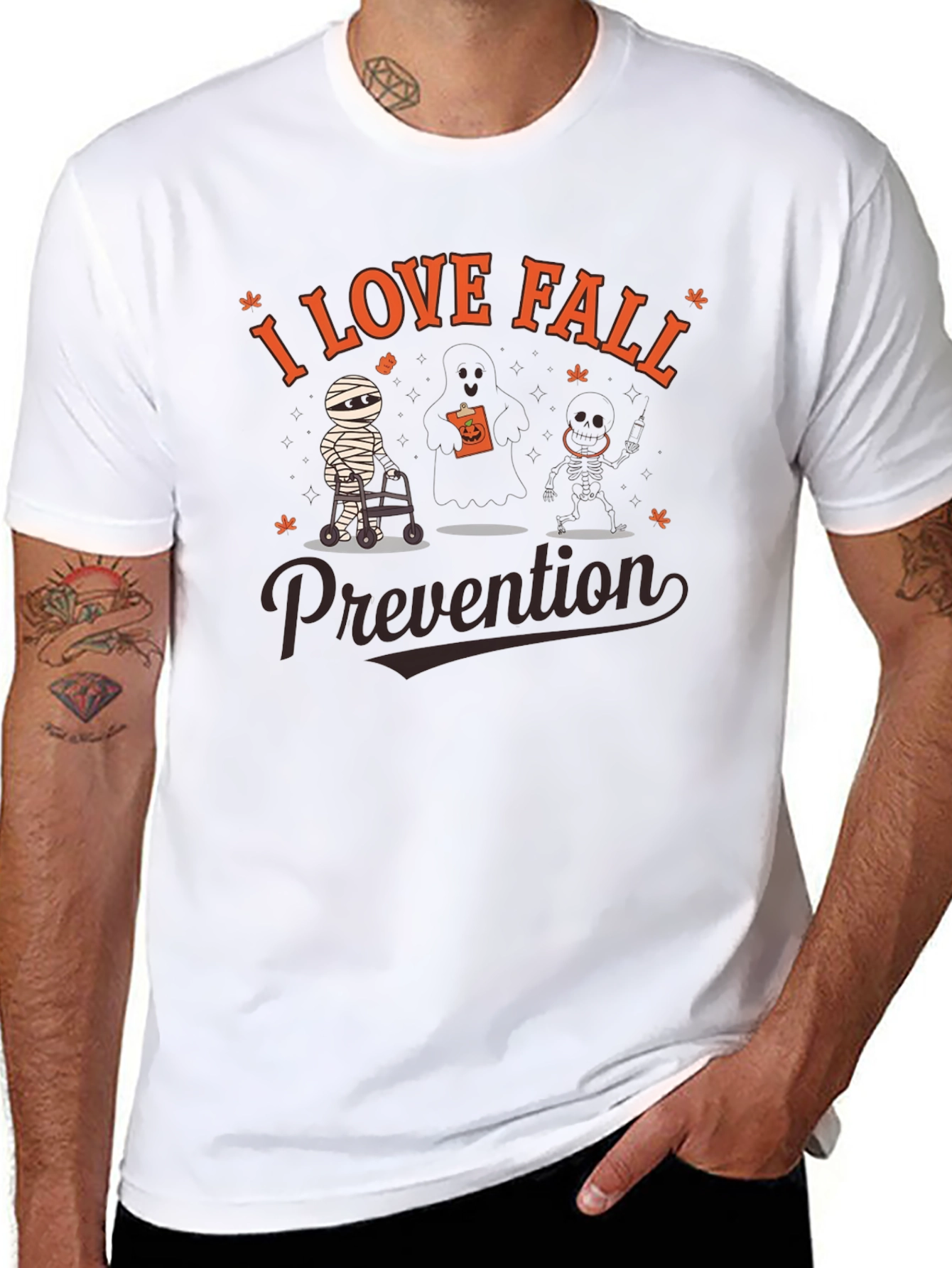 I Love Fall Prevention T-Shirt