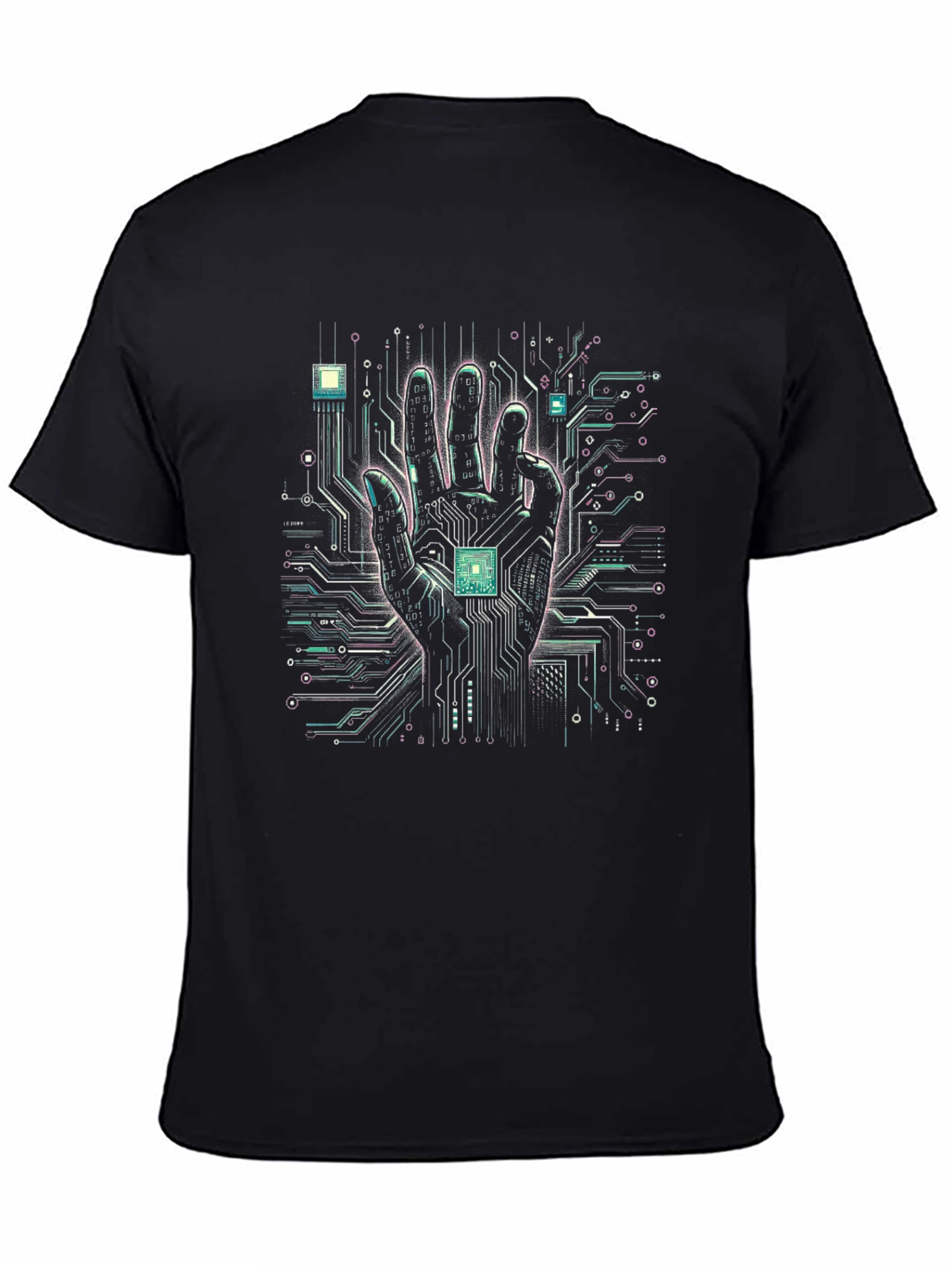 Tech Hand T-Shirt - Circuit Board Graphic Tee