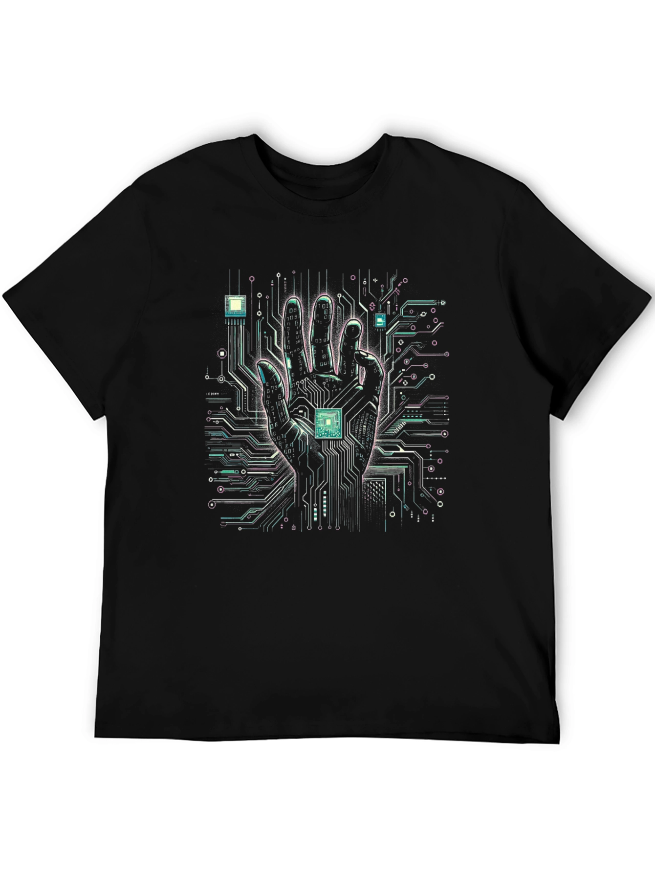 Tech Hand T-Shirt - Circuit Board Graphic Tee