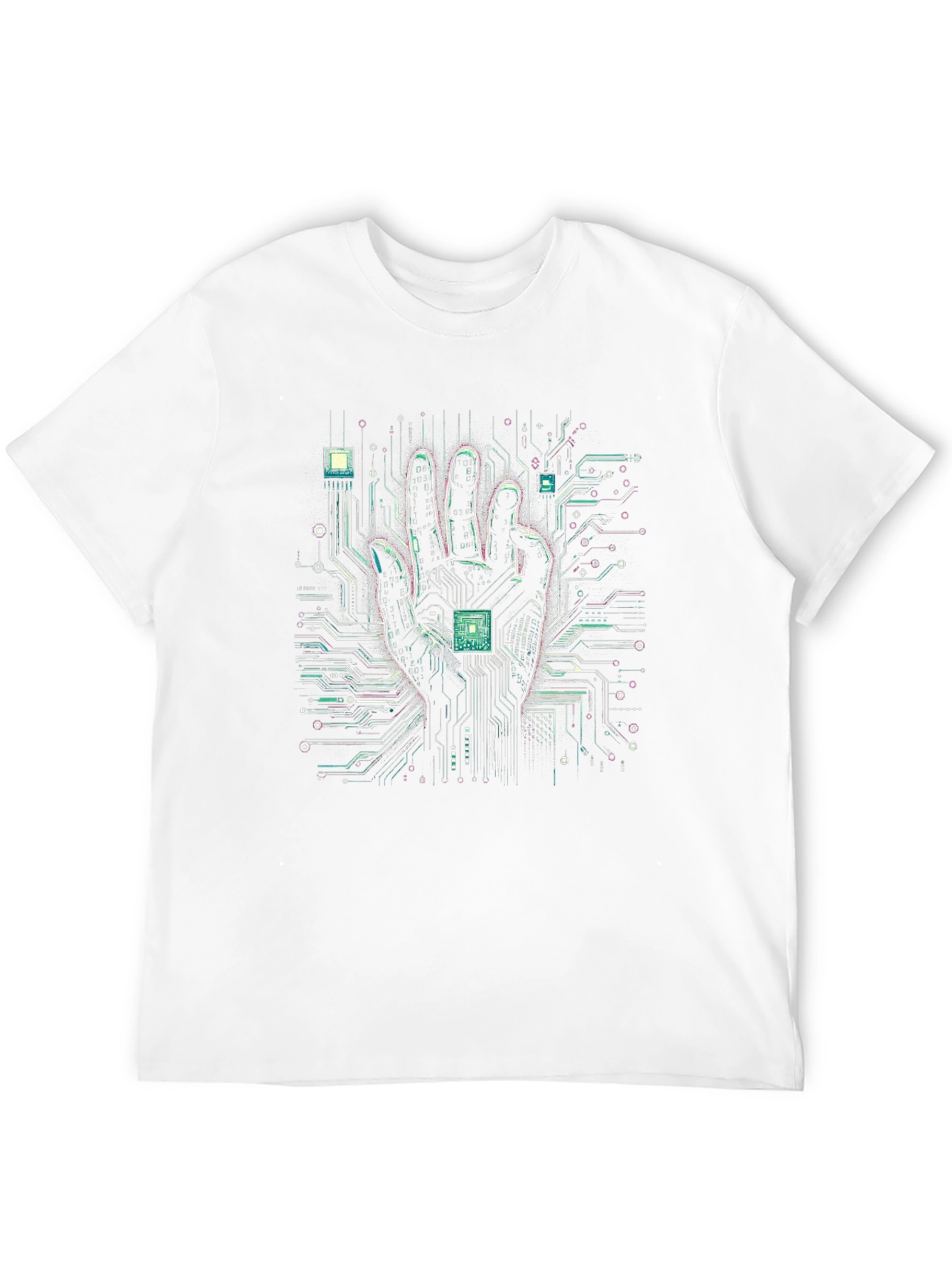 Tech Hand T-Shirt - Circuit Board Graphic Tee