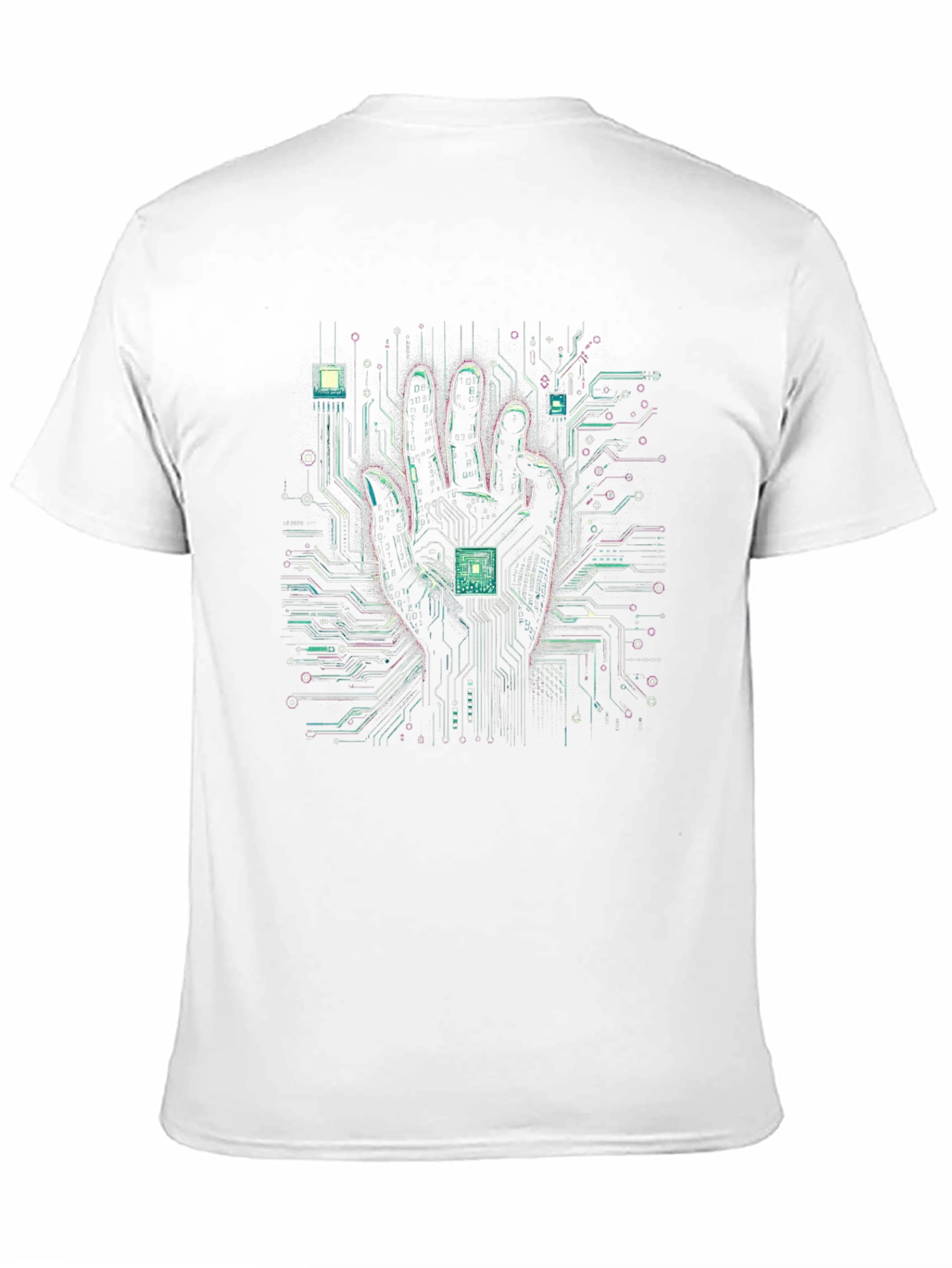 Tech Hand T-Shirt - Circuit Board Graphic Tee