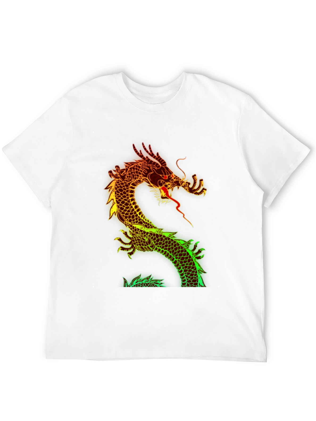 Neon Dragon Graphic Tee