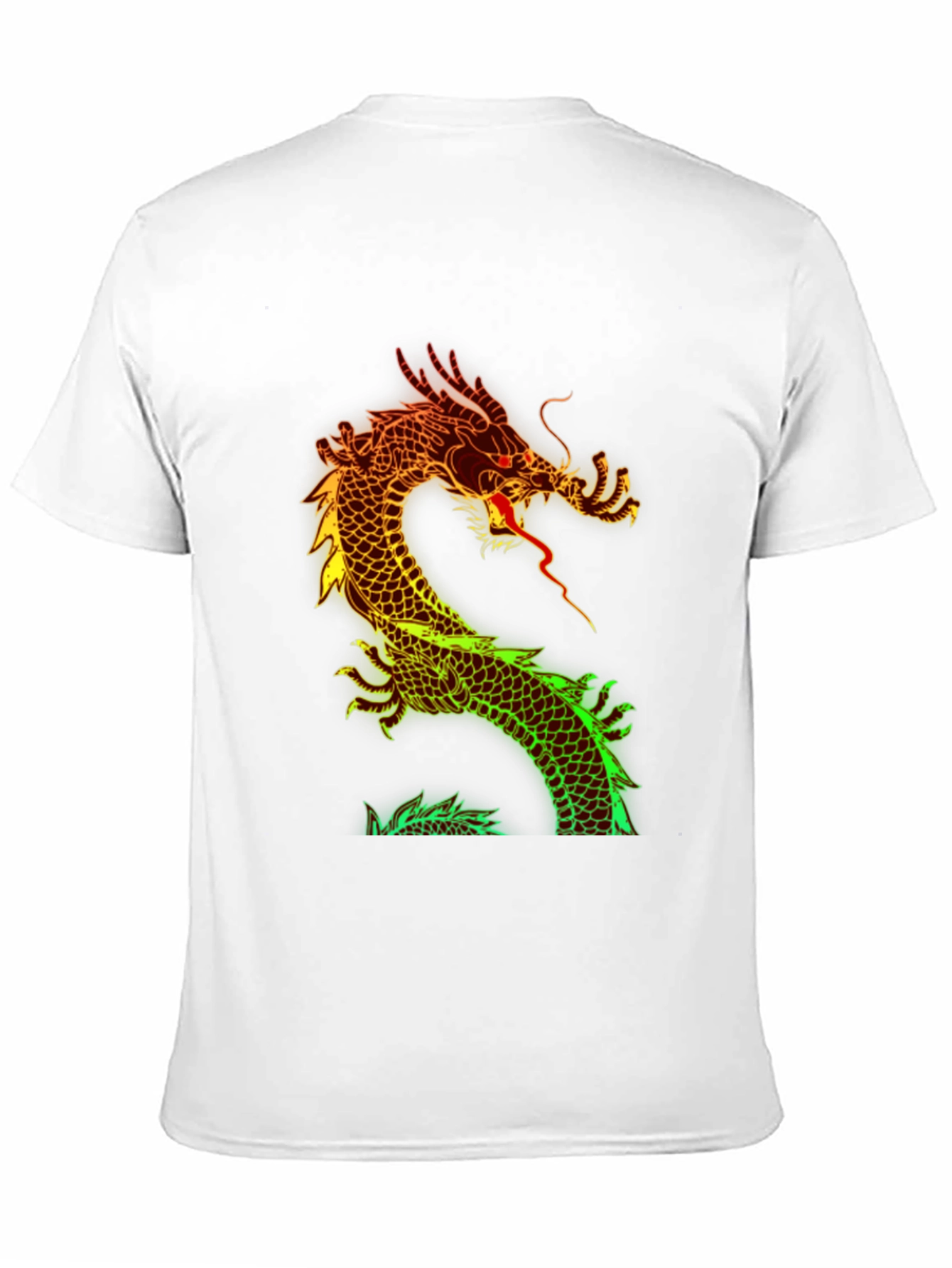 Neon Dragon Graphic Tee