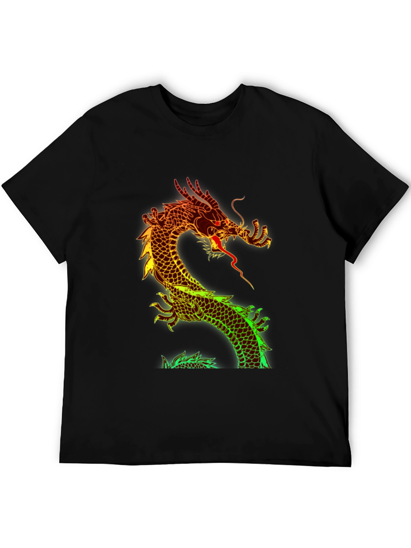 Neon Dragon Graphic Tee