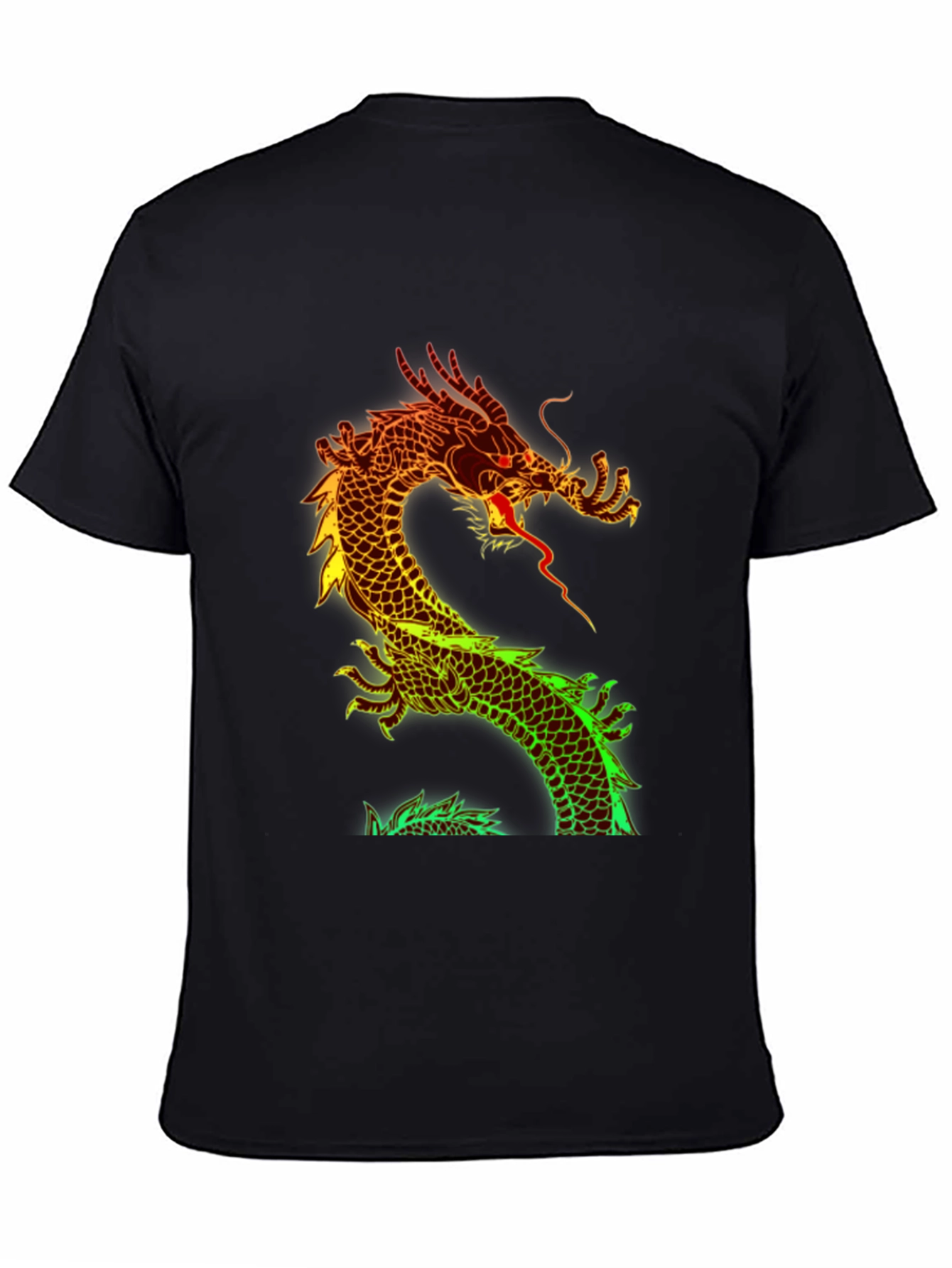 Neon Dragon Graphic Tee