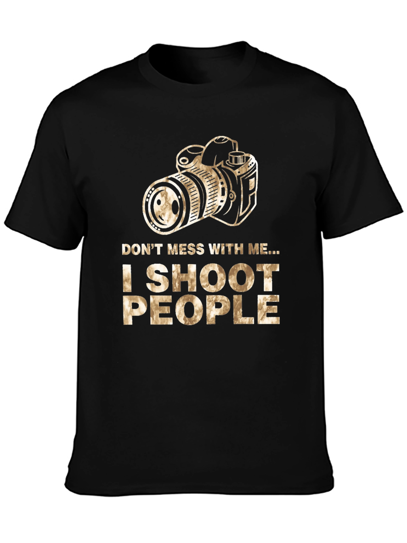 I Shoot People Camera Graphic T-Shirt