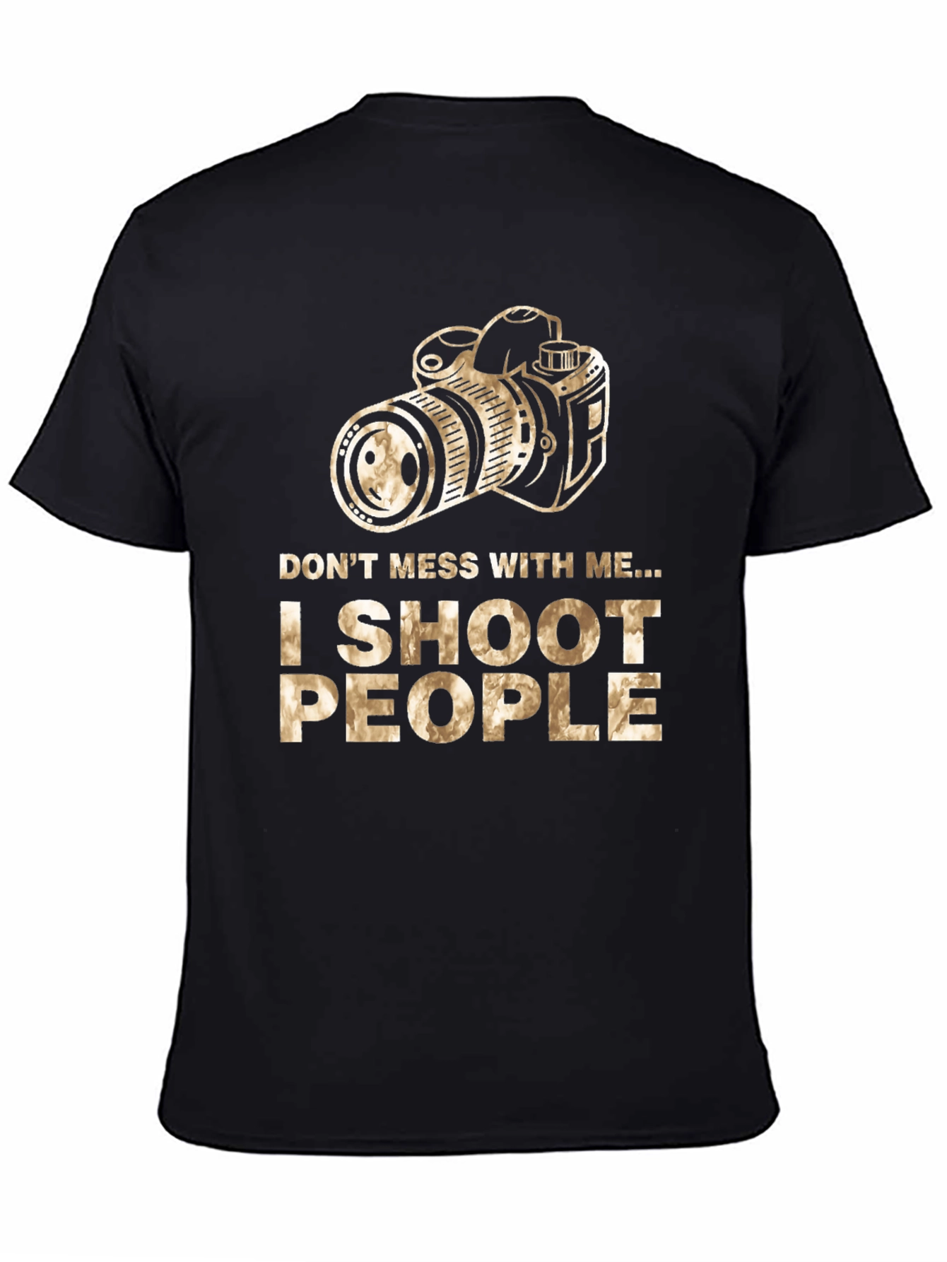 I Shoot People Camera Graphic T-Shirt