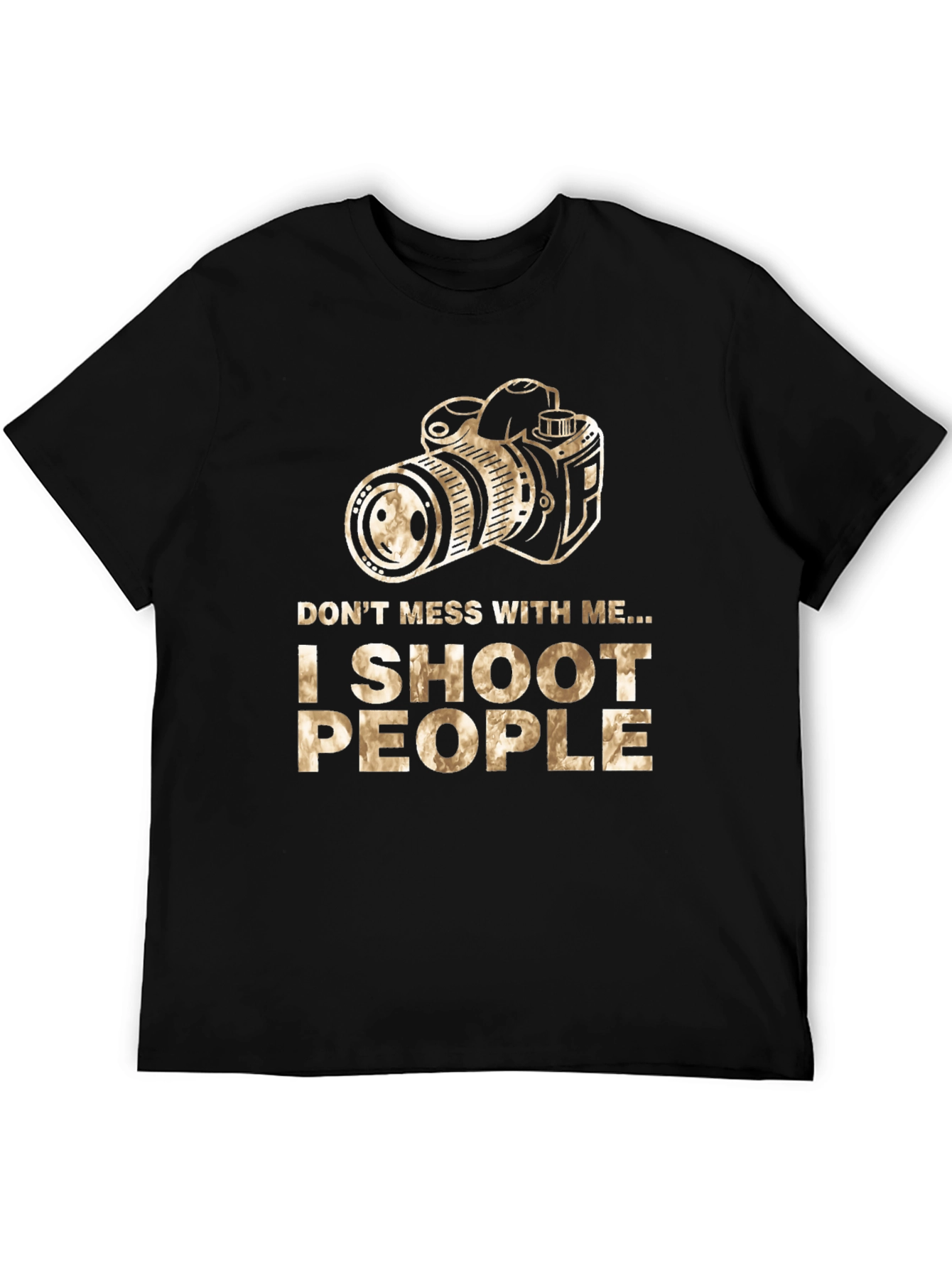 I Shoot People Camera Graphic T-Shirt