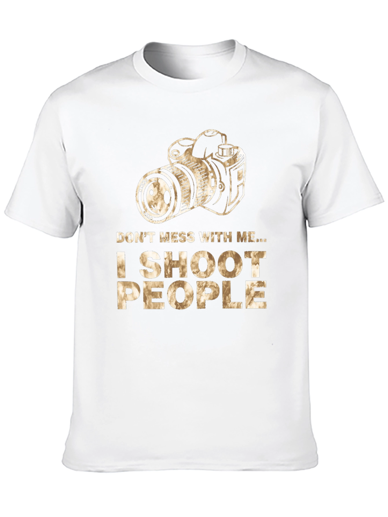 I Shoot People Camera Graphic T-Shirt