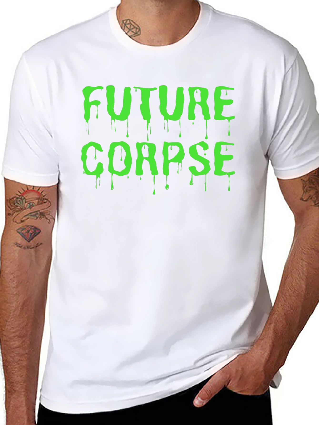 Future Corpse Black Graphic T-Shirt