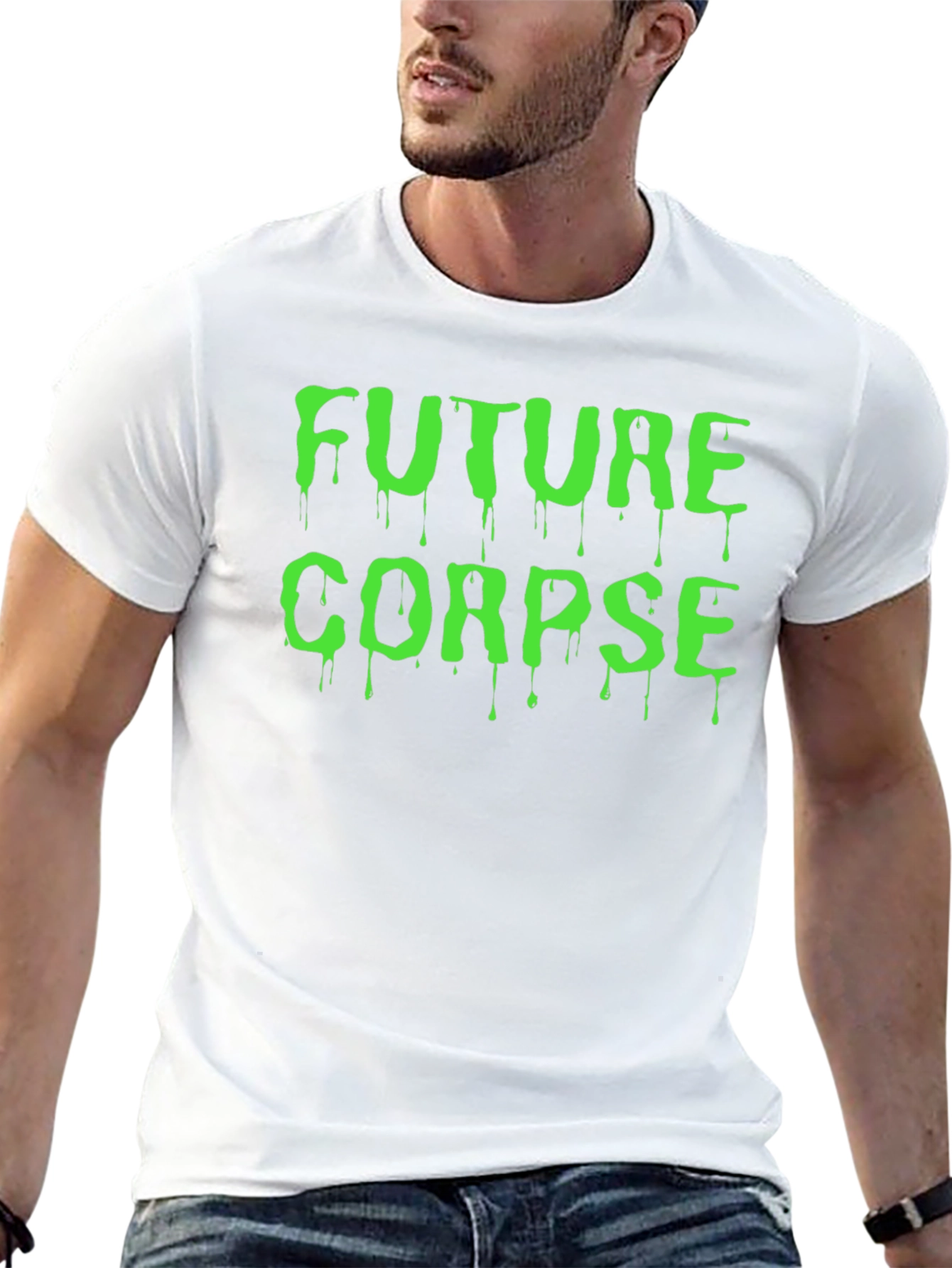 Future Corpse Black Graphic T-Shirt