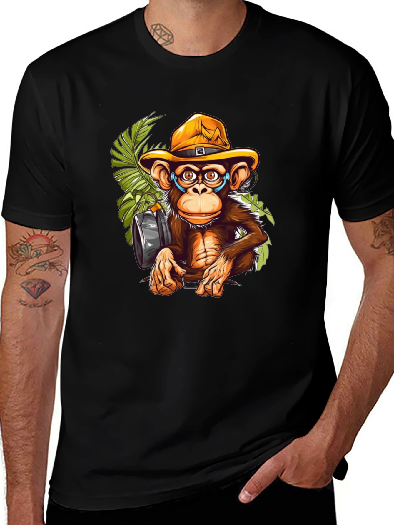 Explorer Monkey Graphic Tee