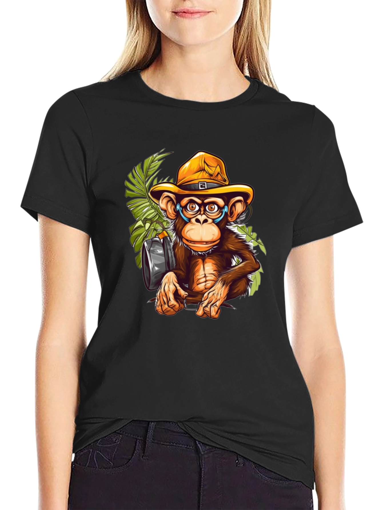 Explorer Monkey Graphic Tee