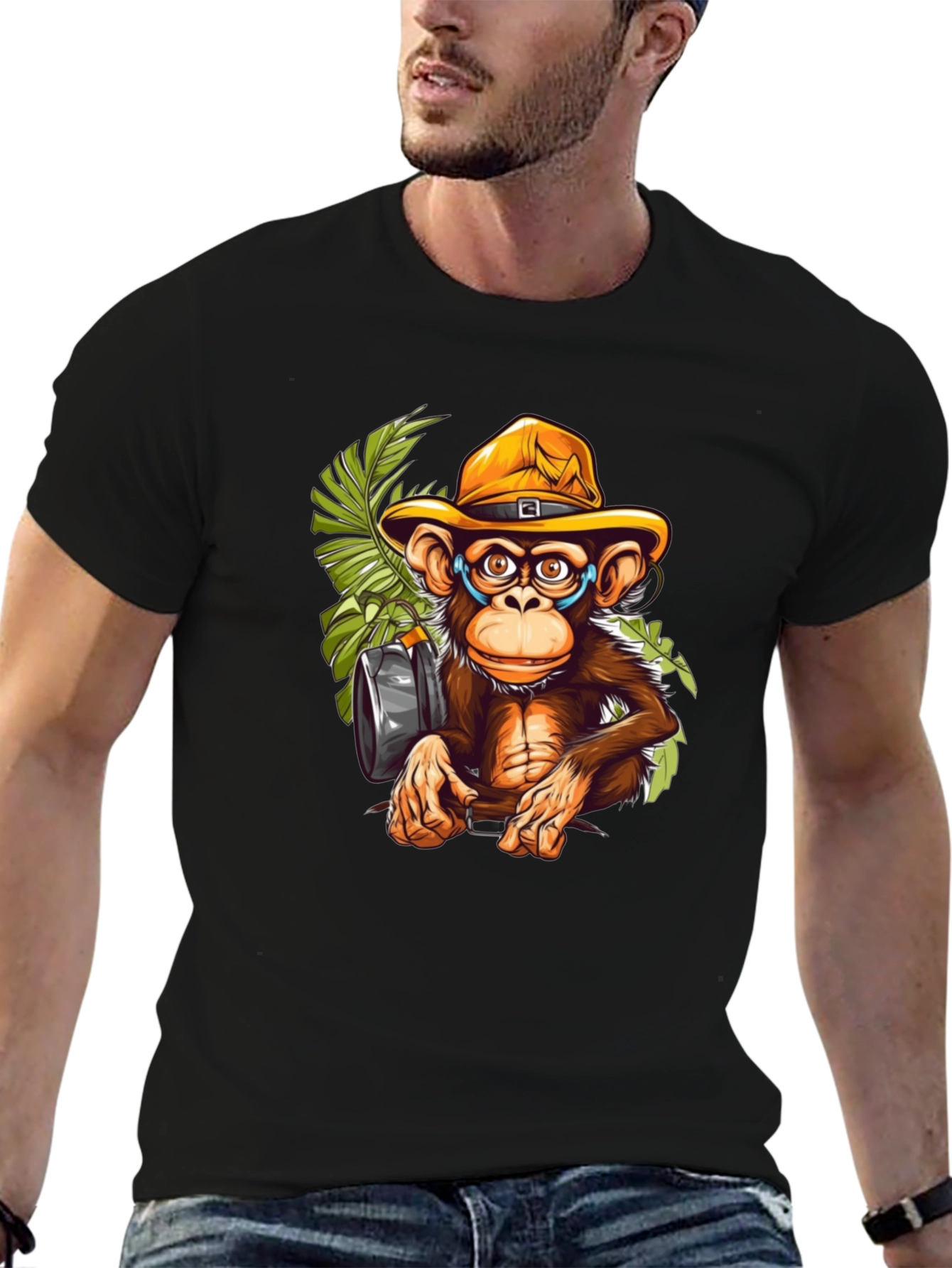 Explorer Monkey Graphic Tee