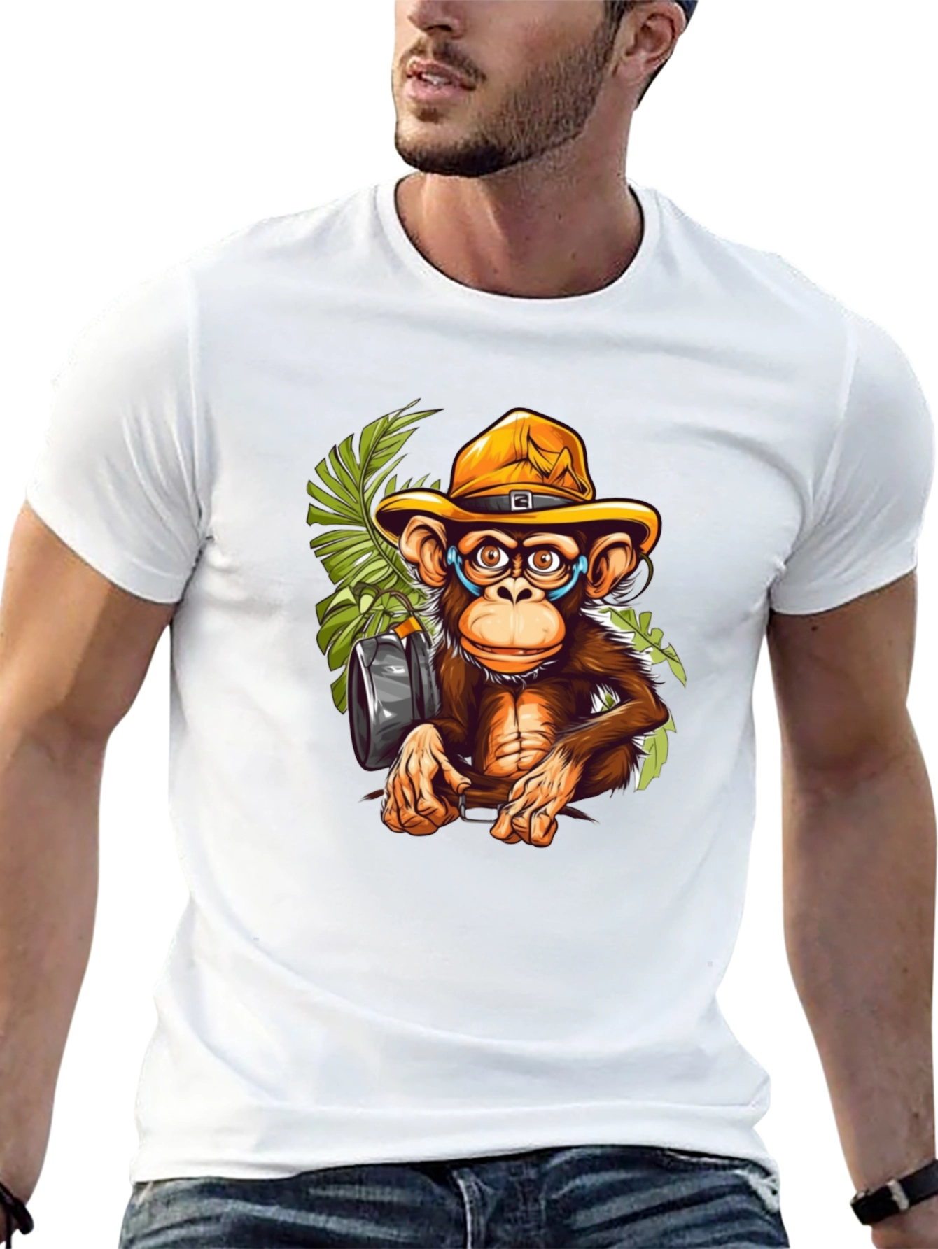Explorer Monkey Graphic Tee