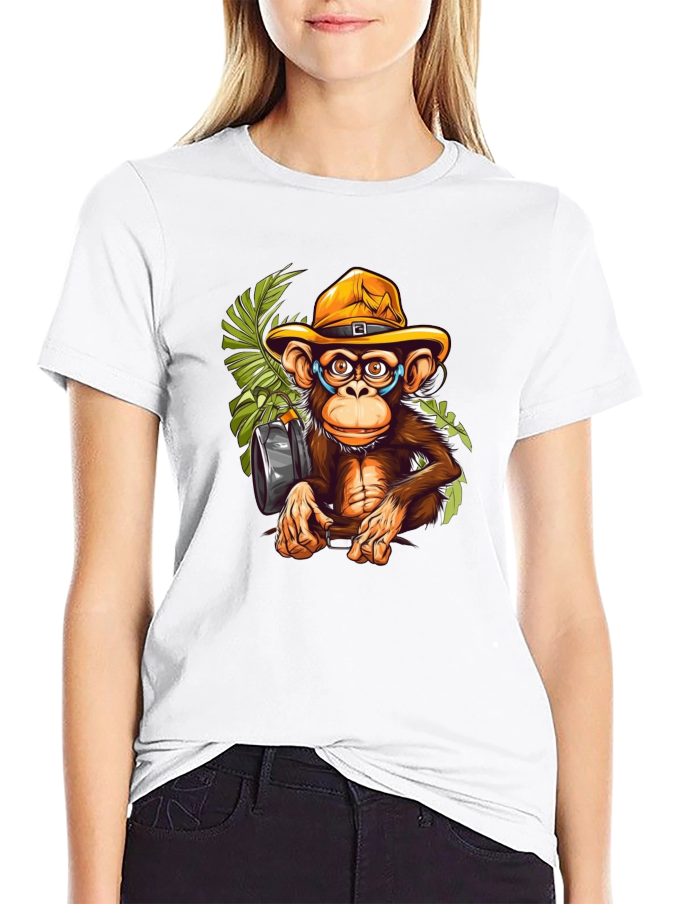 Explorer Monkey Graphic Tee