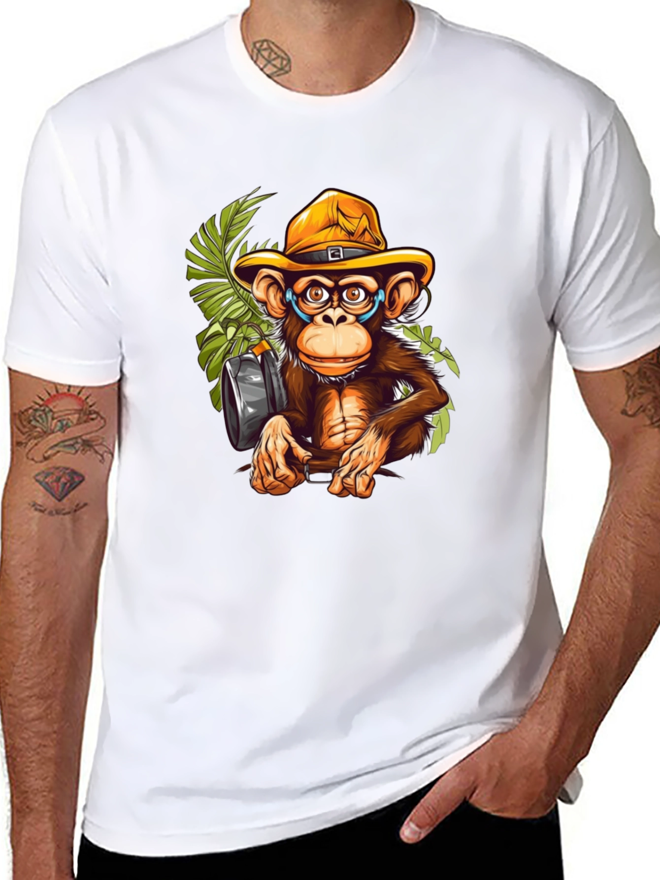 Explorer Monkey Graphic Tee