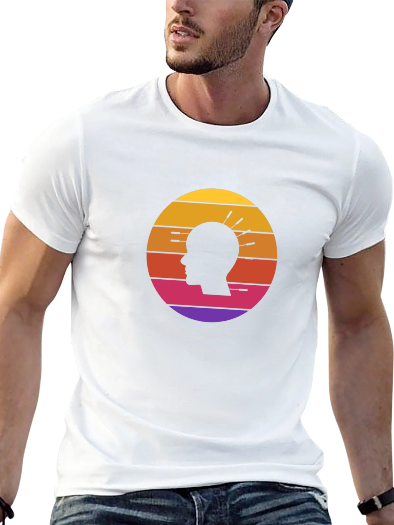 Acupuncture Sunset T-Shirt - Relax & Revive